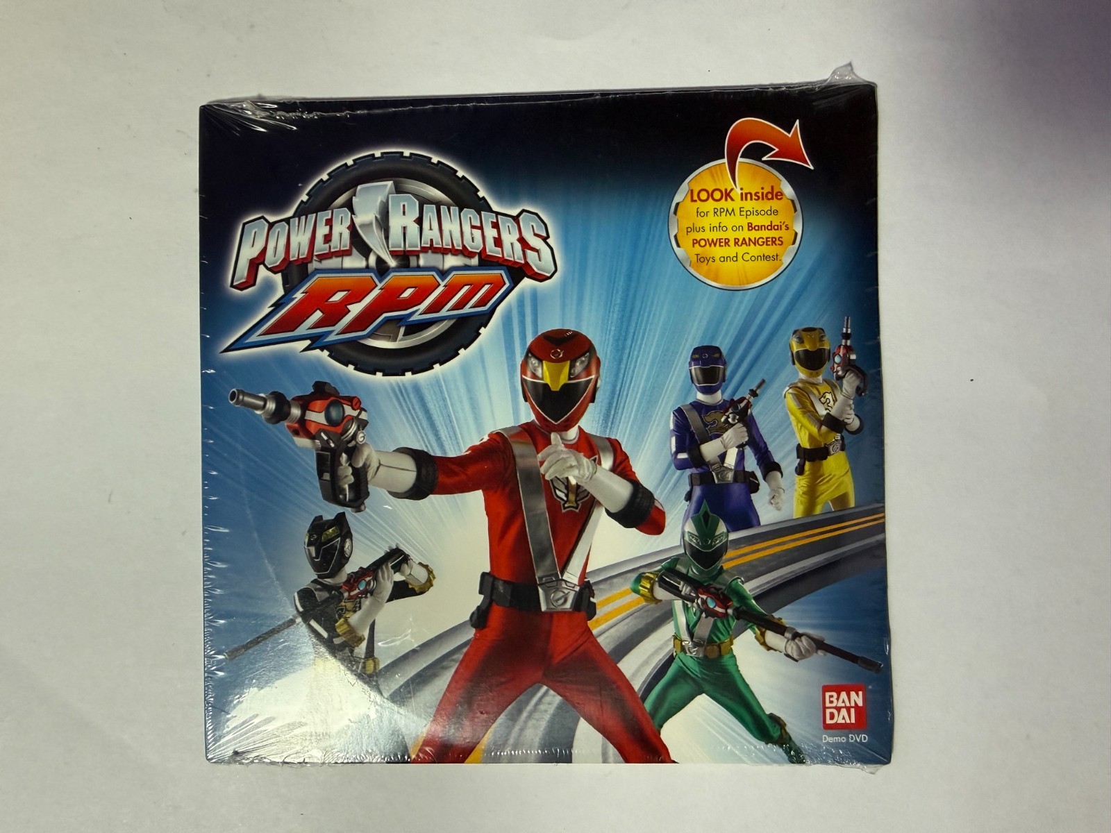 #194 Power Rangers RPM Demo DVD, 2009 Bandai New and Sealed RARE