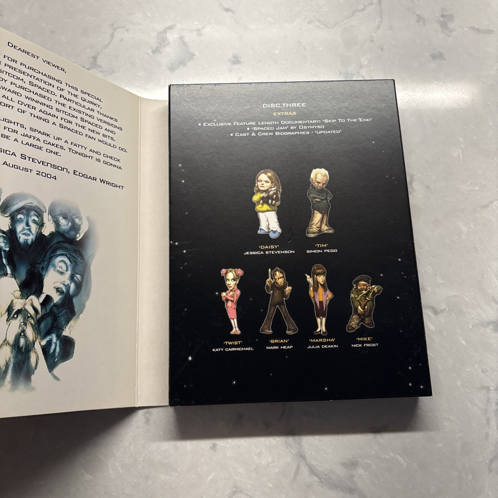Spaced: Series 1 & 2: Collector’s Edition Region 2 PAL DVD w/ Dust Cover