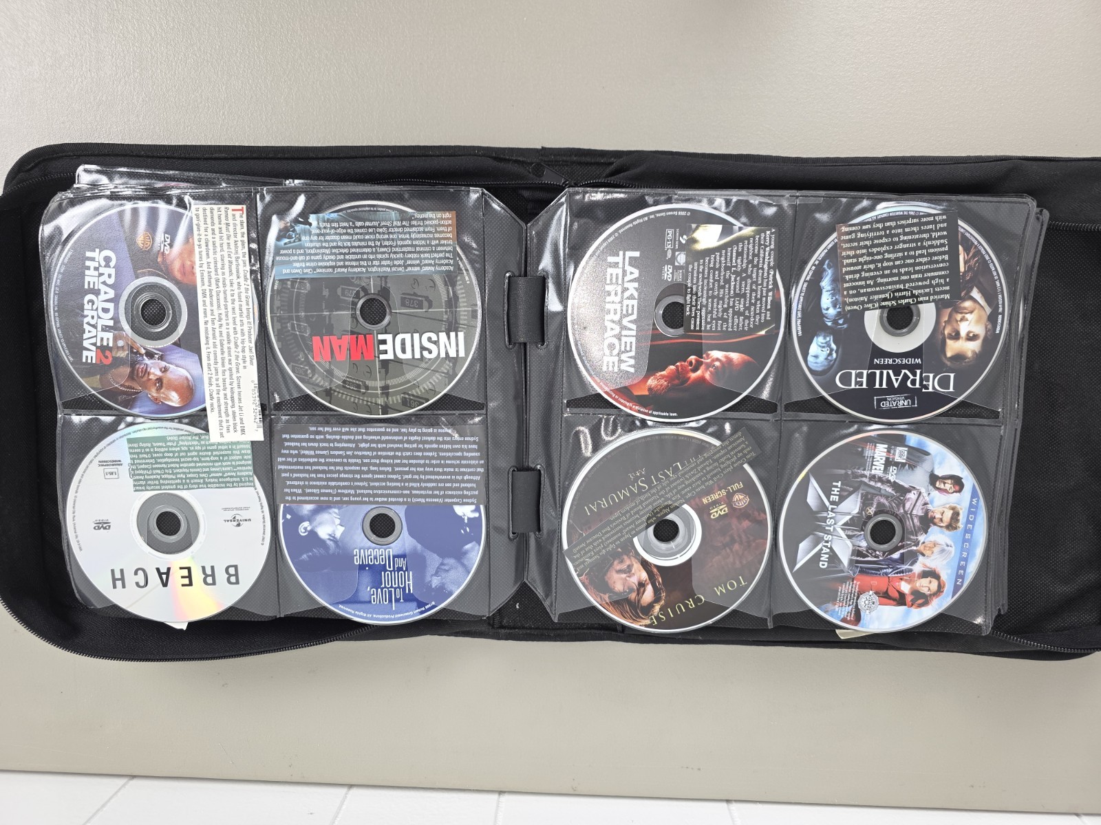 189 DVD’s in excellent condition With movie descriptions Excellent Picks!!
