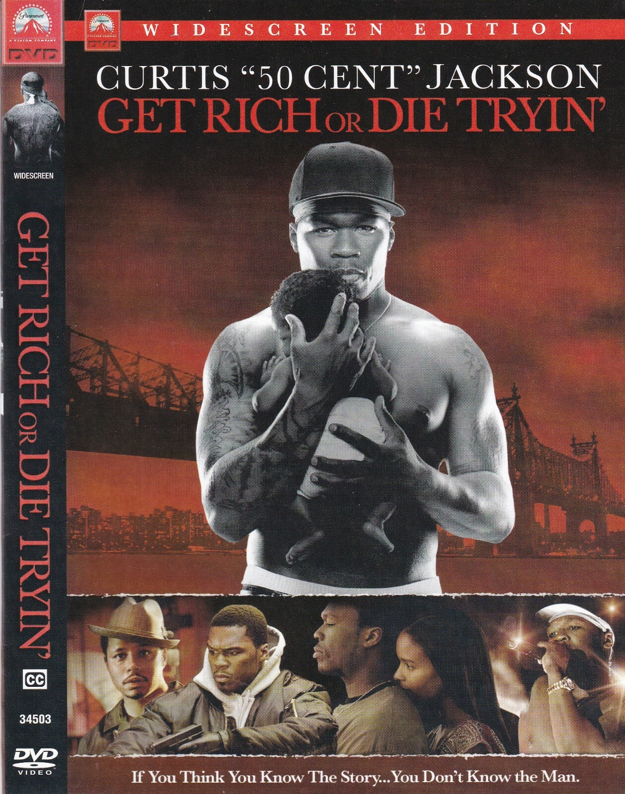 Get Rich or Die Tryin’ (DVD, 2006, Widescreen) Jim Sheridan