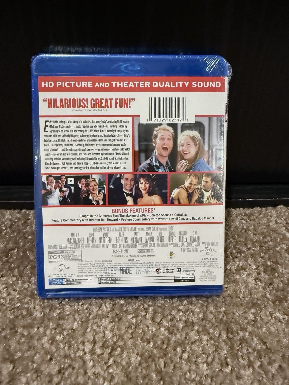 Edtv [Blu-ray] 1999. Rare and OOP. BRAND NEW! *see description
