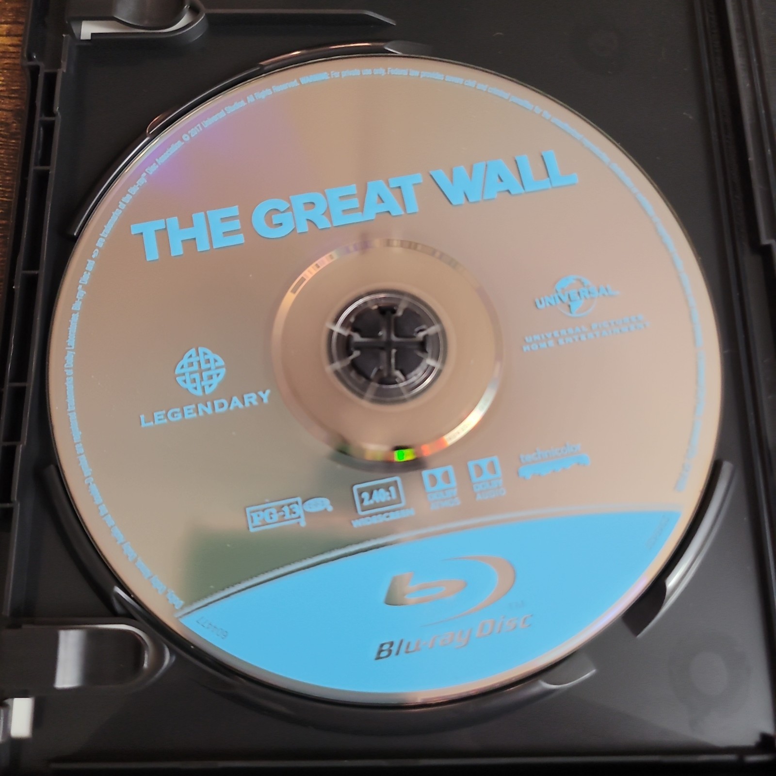 THE GREAT WALL 4K UHD Blu-ray Matt Damon Willem Dafoe Extended Scenes FREE SHIP