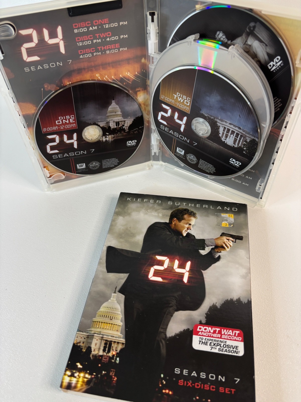 24 The TV Series The Complete Series Seasons 1-8 (DVD) Season 1-4 Gift Set (NEW)