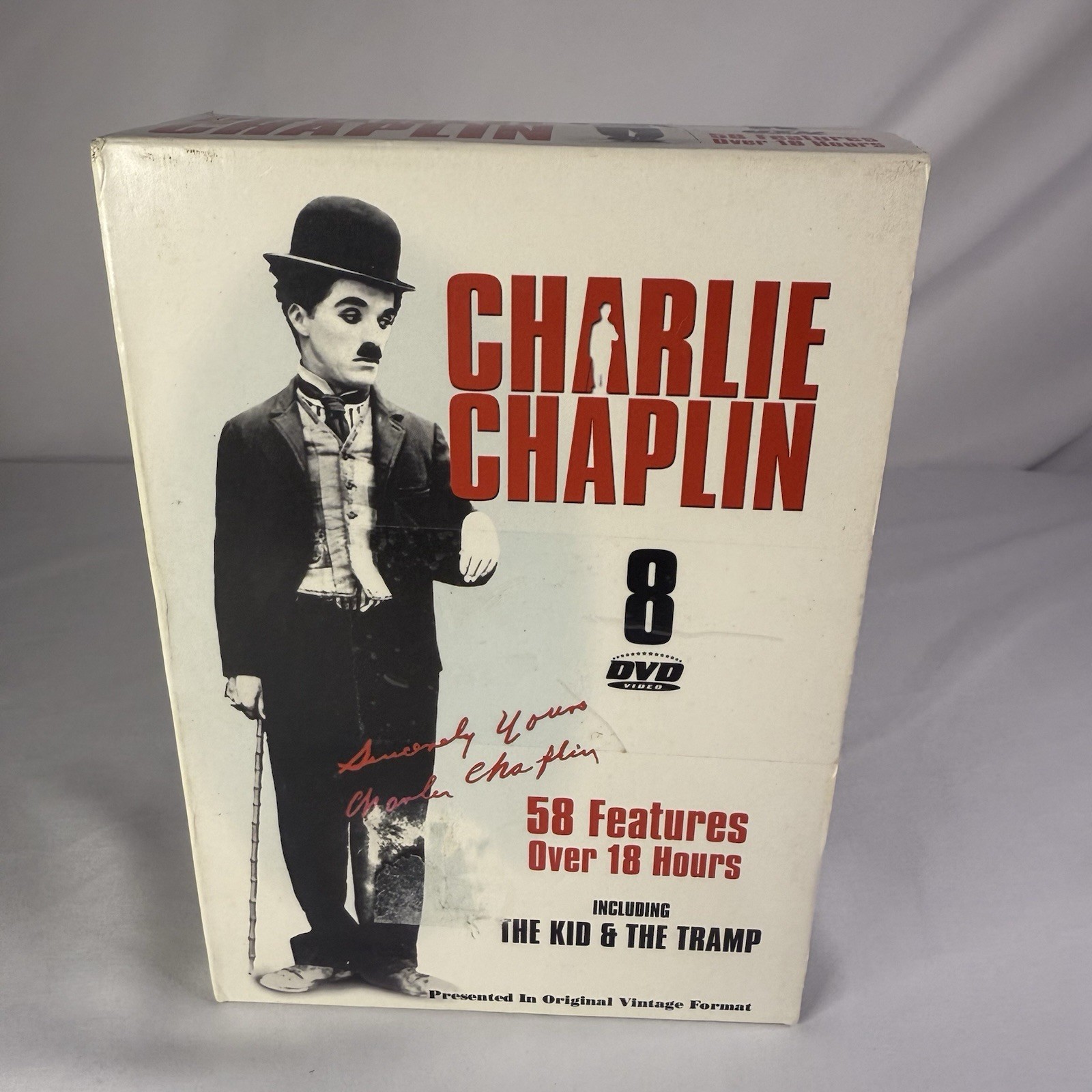 Charlie Chaplin (2004, DVD, 8 Disc Box Set) 58 Features Over 18 Hours