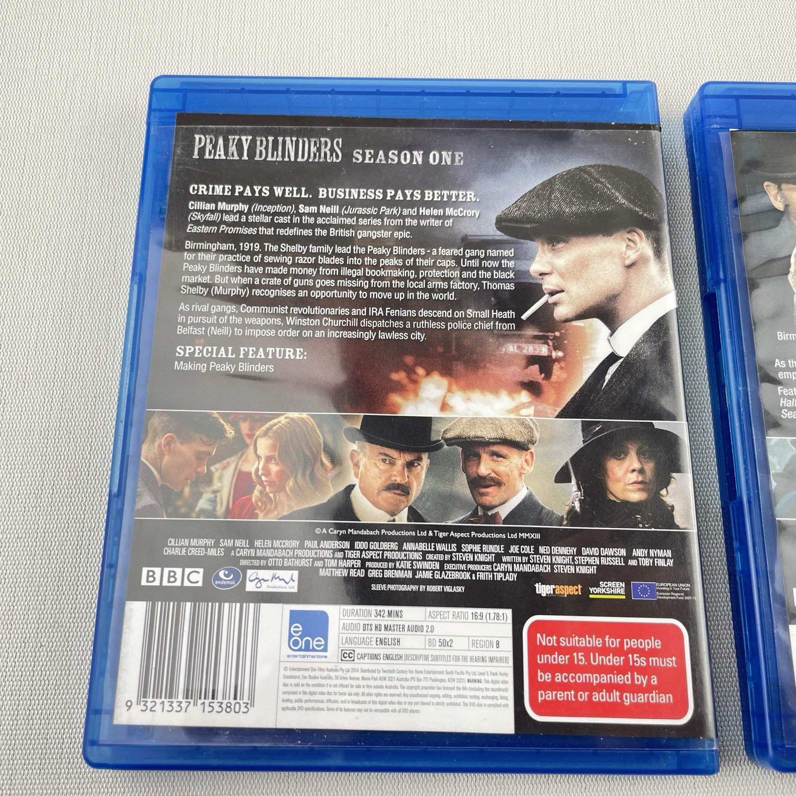 Peaky Blinders Season 1 & 2 Blu-ray