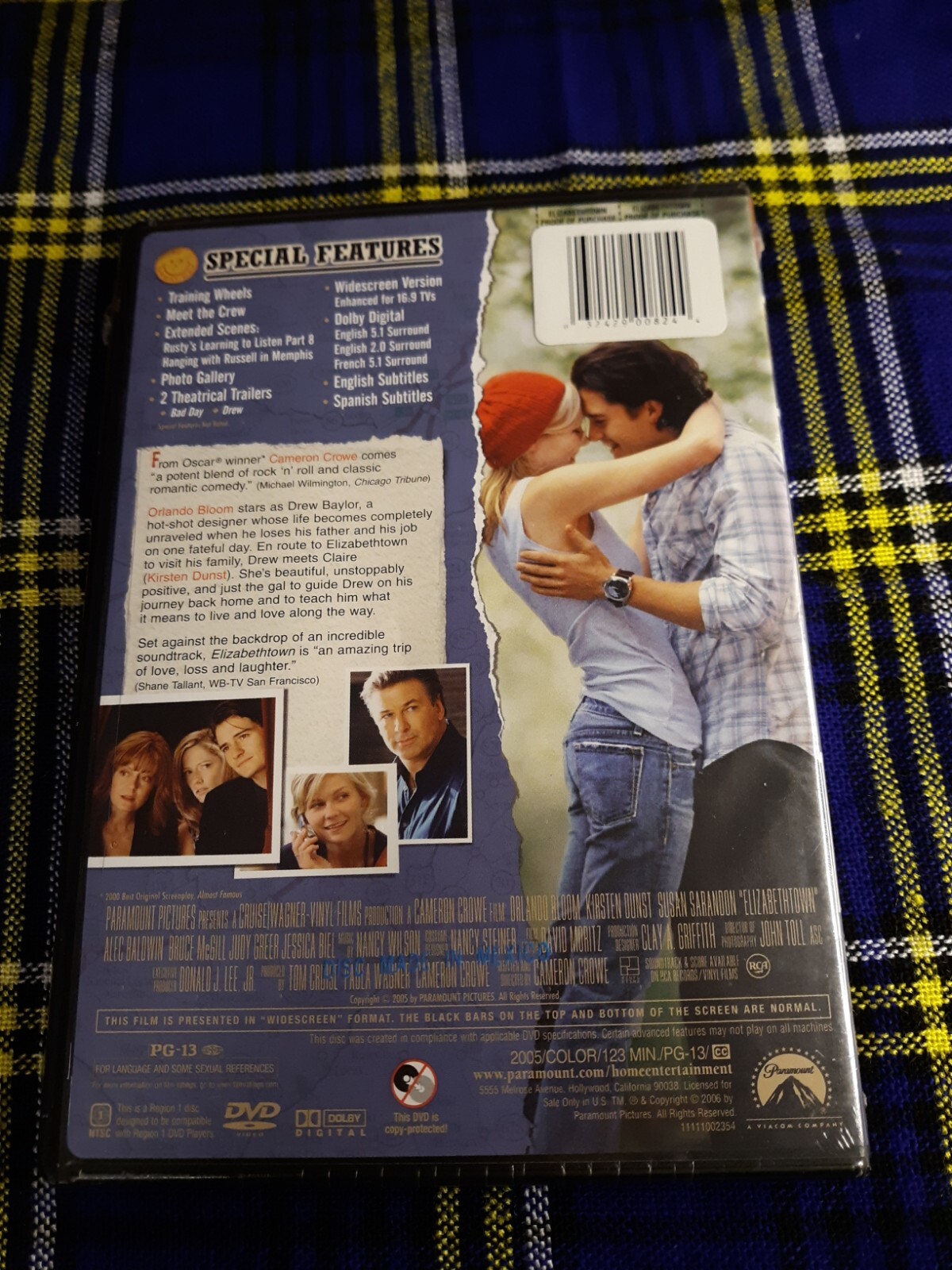 Elizabethtown DVD 2005 Widescreen BonusDisc Rare HTF Kirsten Dunst Orlando Bloom