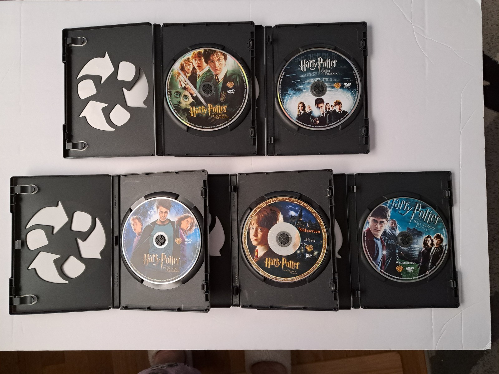 Lot of 5 – Harry Potter Wide Screen DVD Movies-see description for Titles