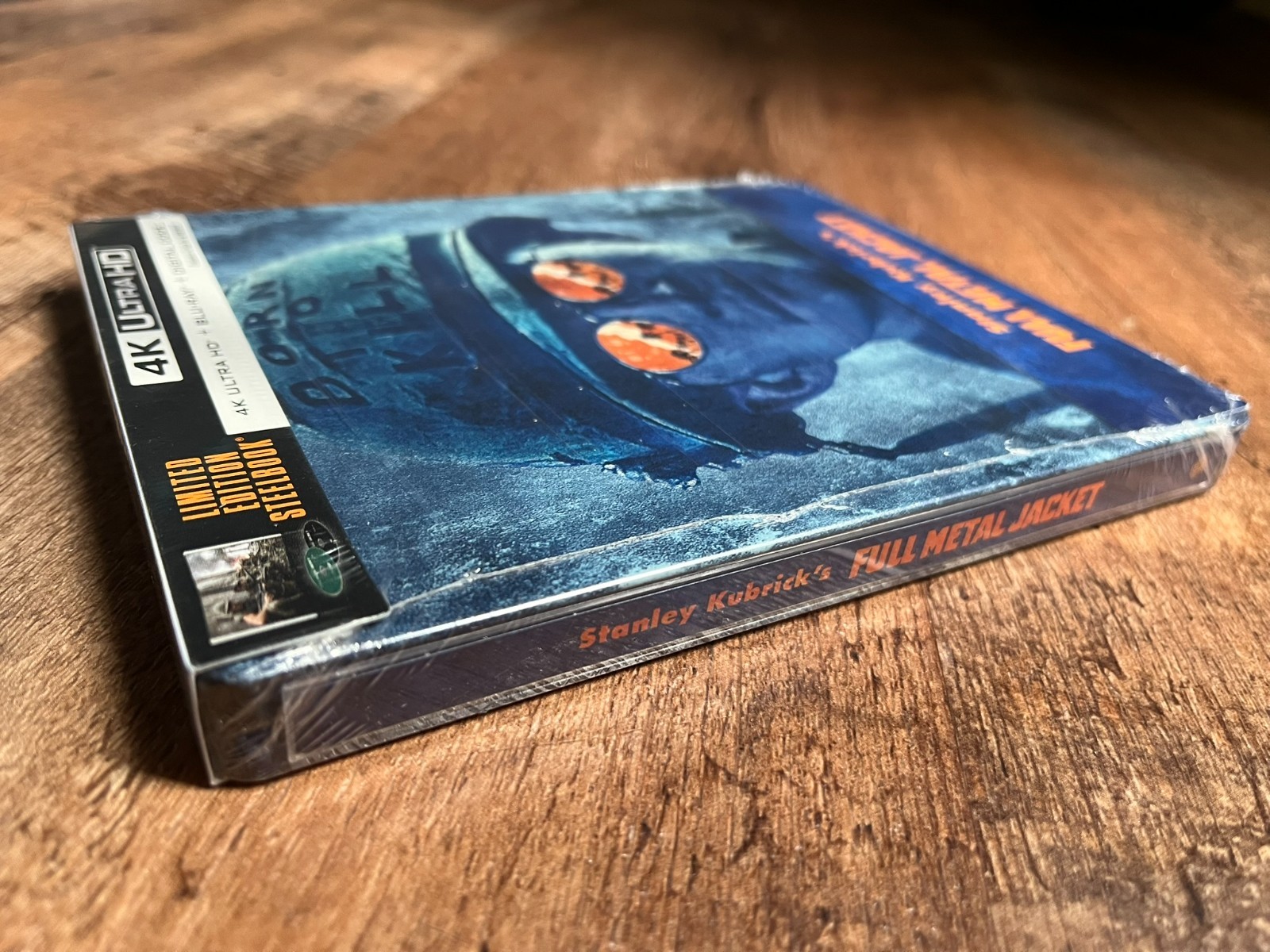 Full Metal Jacket w. Steelbook (4K UHD + Blu-ray + Digital, 1987, Region Free)