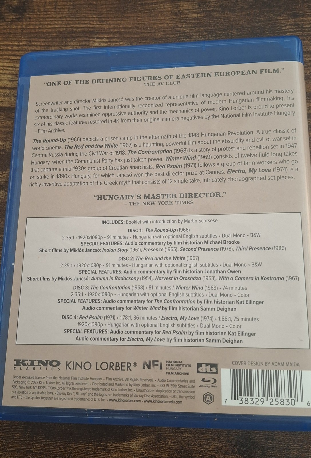Miklos Jancso Collection Blu-ray, 4-Disc Set, 13 Films, Hungary