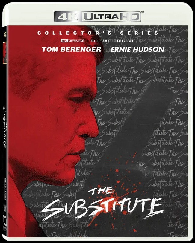 The Substitute 4K Vestron Collectors Series #37 Blu-ray + Slip Sleeve Cover 1996