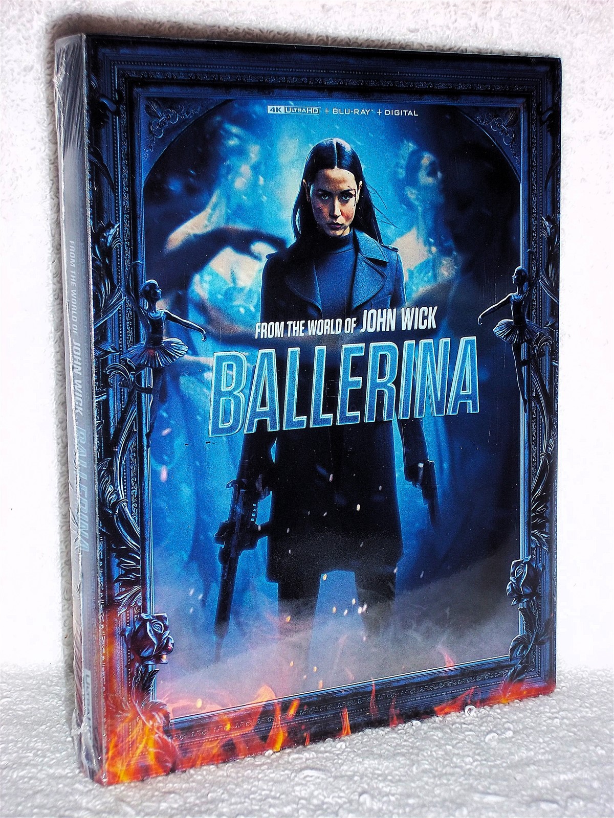Ballerina (4K/Blu-ray, 2025 STEELBOOK) Keanu Reaves Ana De Armas action thriller