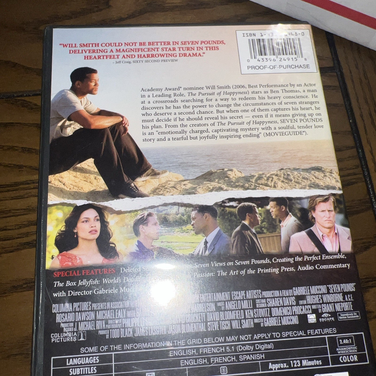 Seven Pounds (DVD, 2008)