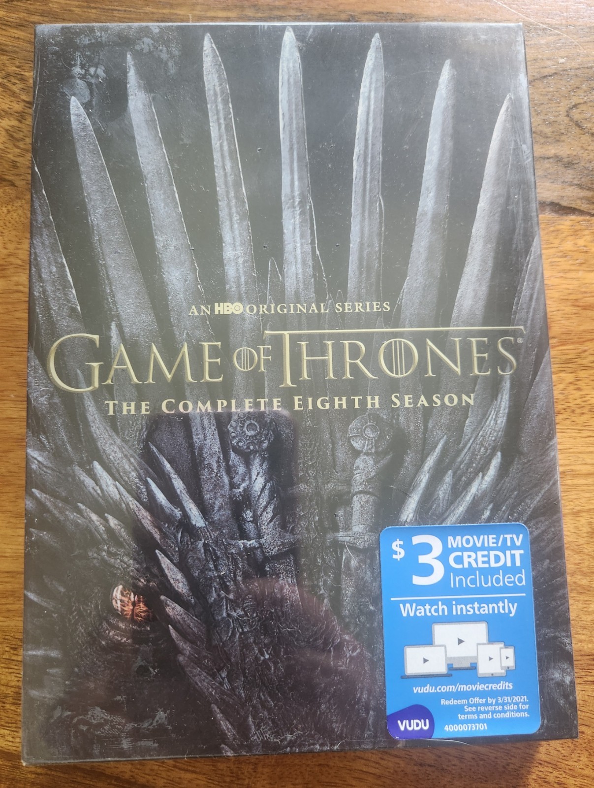 Game of Thrones DVD Collection Seasons 1-8: New, In Wrapping, Except 1 Open