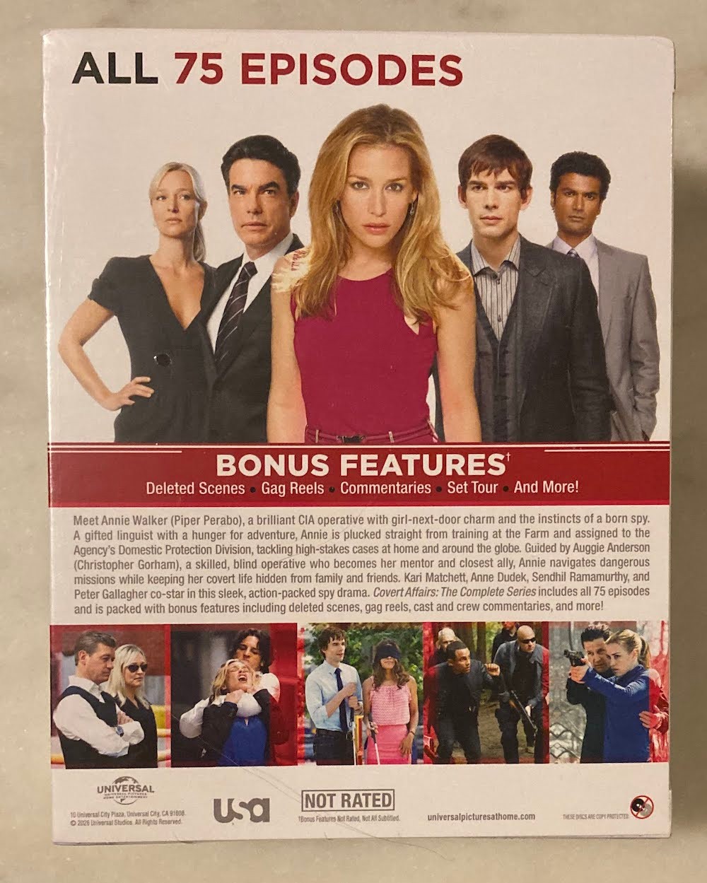 COVERT AFFAIRS THE COMPLETE SERIES (Blu-ray, 2026) BRAND NEW AND SEALED
