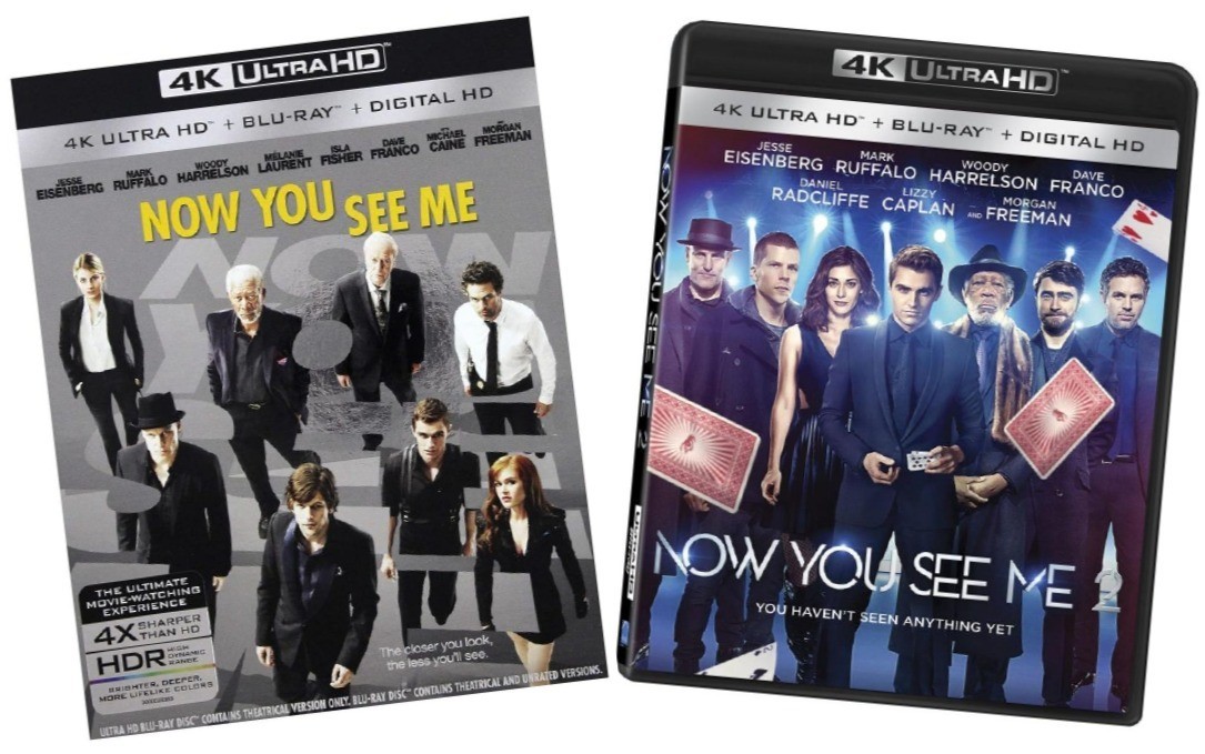 Now You See Me / Now You See Me 2 [4K Ultra HD Blu-ray] Individual Movies