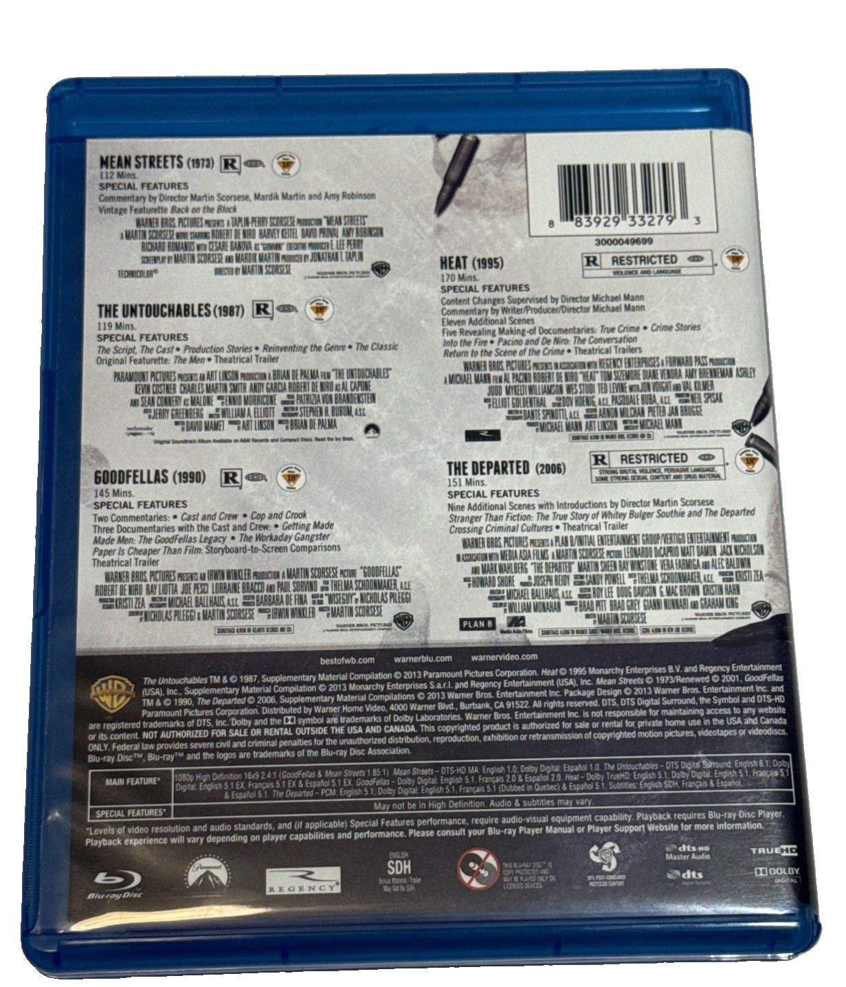 Ultimate gangster collection contemporary blu ray 5 disc OOP slipcase booklet
