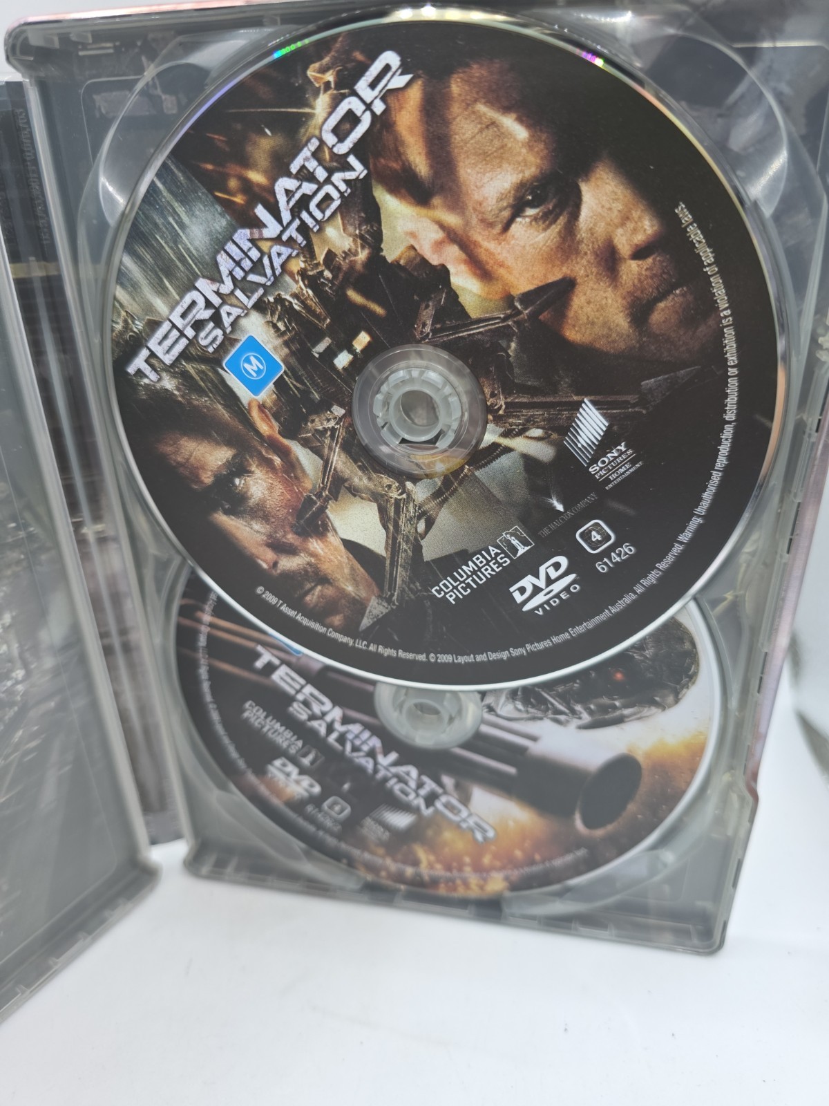 Terminator Salvation DVD Region 4 Pal Steel Case See All Photos For Condition