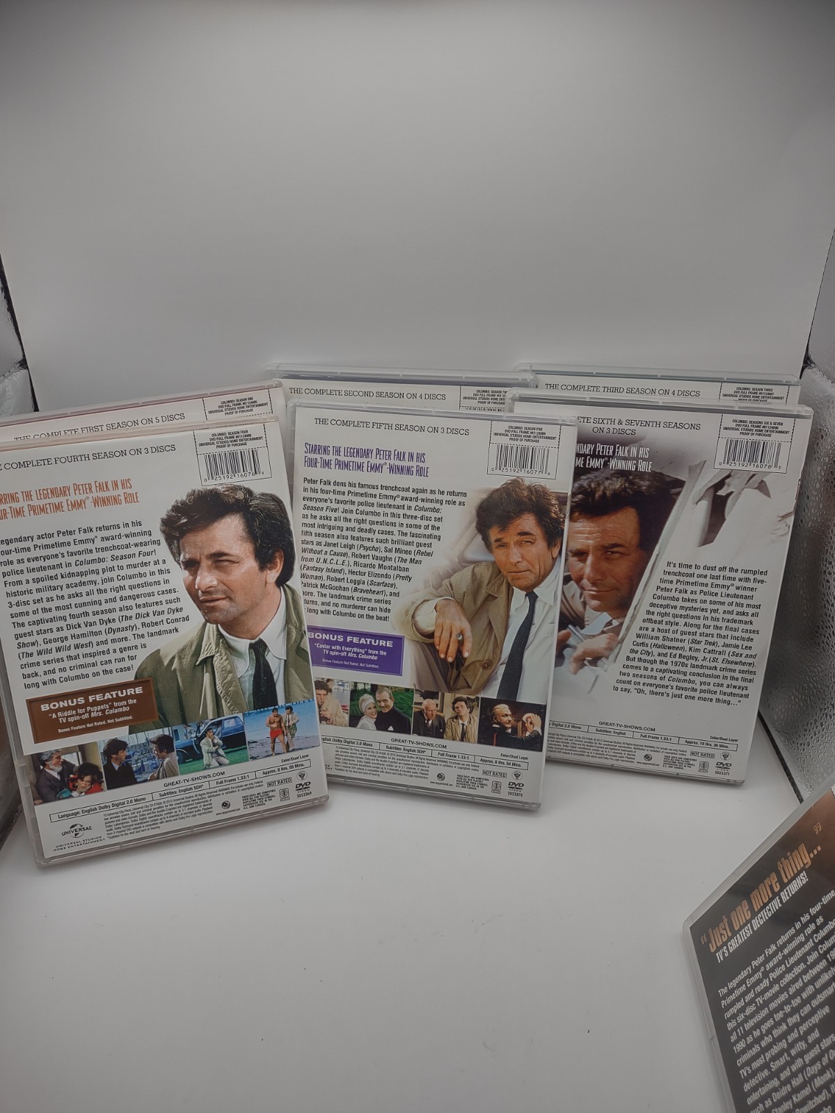 Columbo Complete Series Seasons 1-7 DVD 34-Disc Box Set With Movie Collection