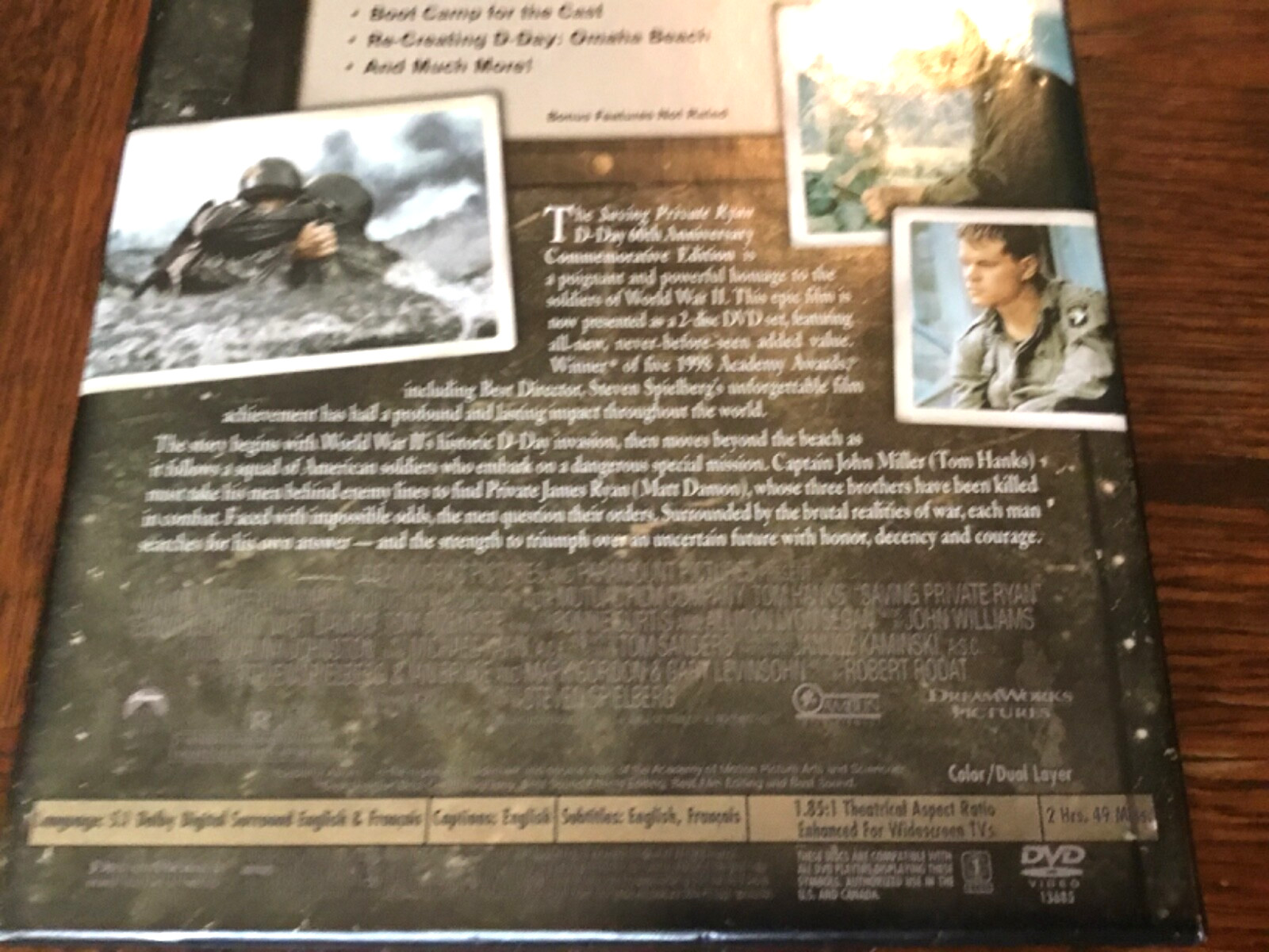 saving private ryan D-Day 60th Anniversary Commemorative Edition Tom Hanks