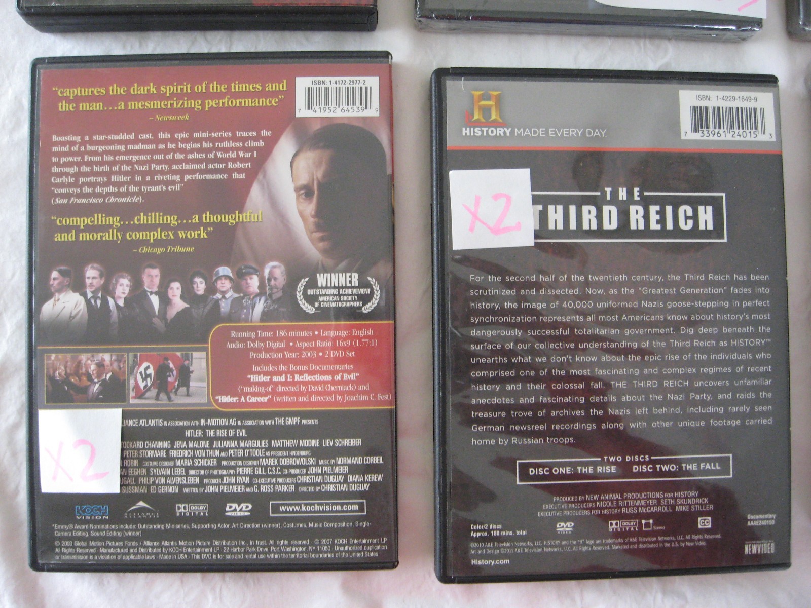 Germany World War II WWII history documentary DVD collection #2 = LOT of 21