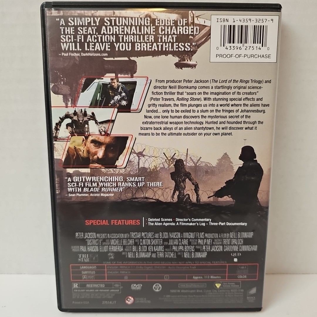 District 9 – DVD – Tested