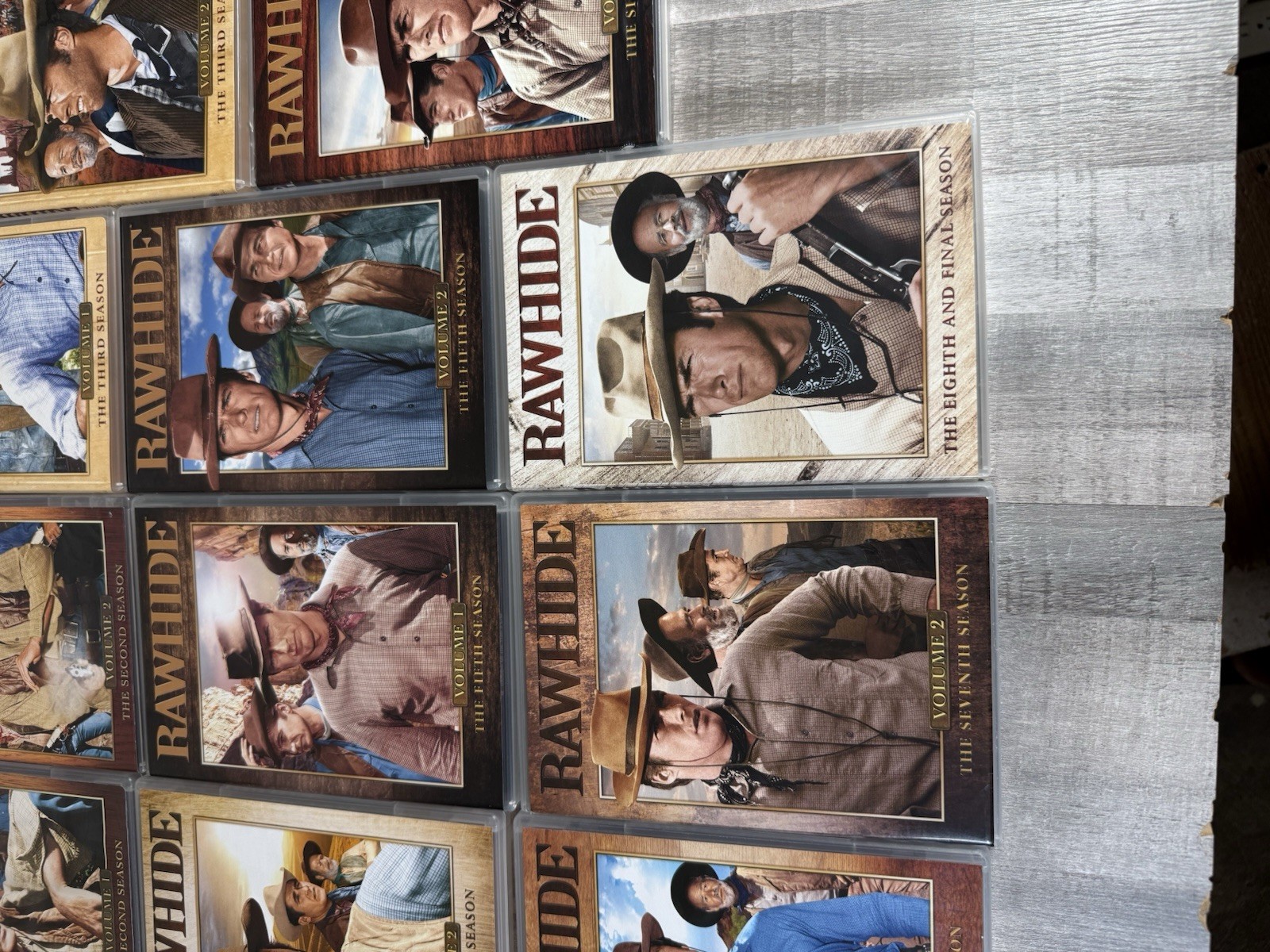 Rawhide: 100% Complete Series Pack Clint Eastwood EUC