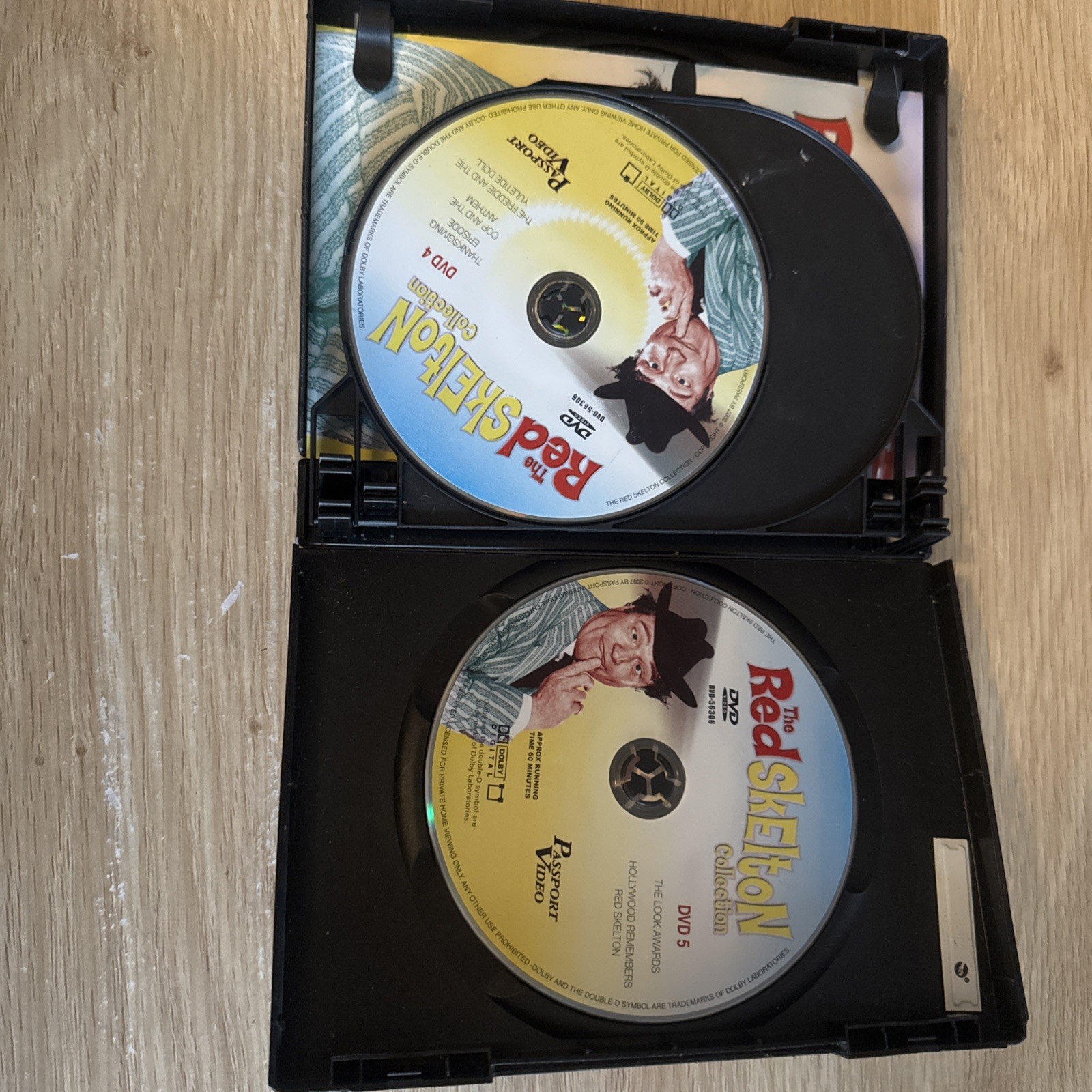 Red Skelton Collection 2007 4/5 DVD SET 300 minutes DESCRIPTION
