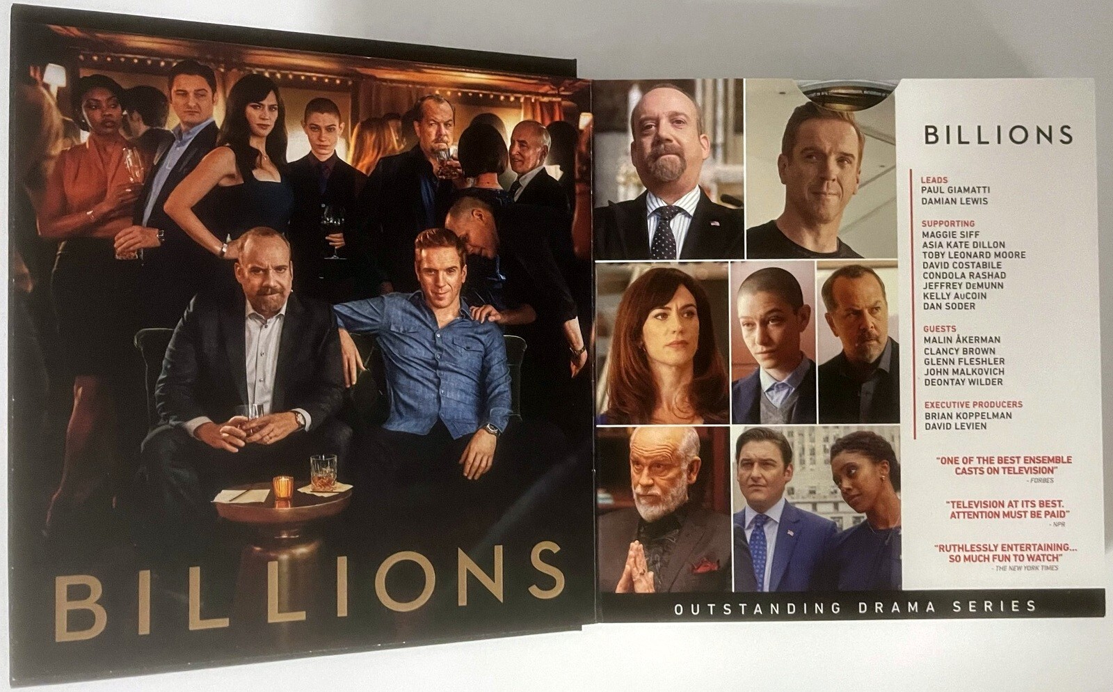 Showtime Emmy FYC DVD 2019 Billions Ray Donovan Shameless Affair Chi Jim Carrey