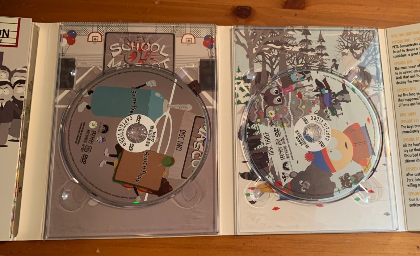 South Park – The Complete Eighth Season (DVD, 2006) Boxset No Cover Season 8 DVD