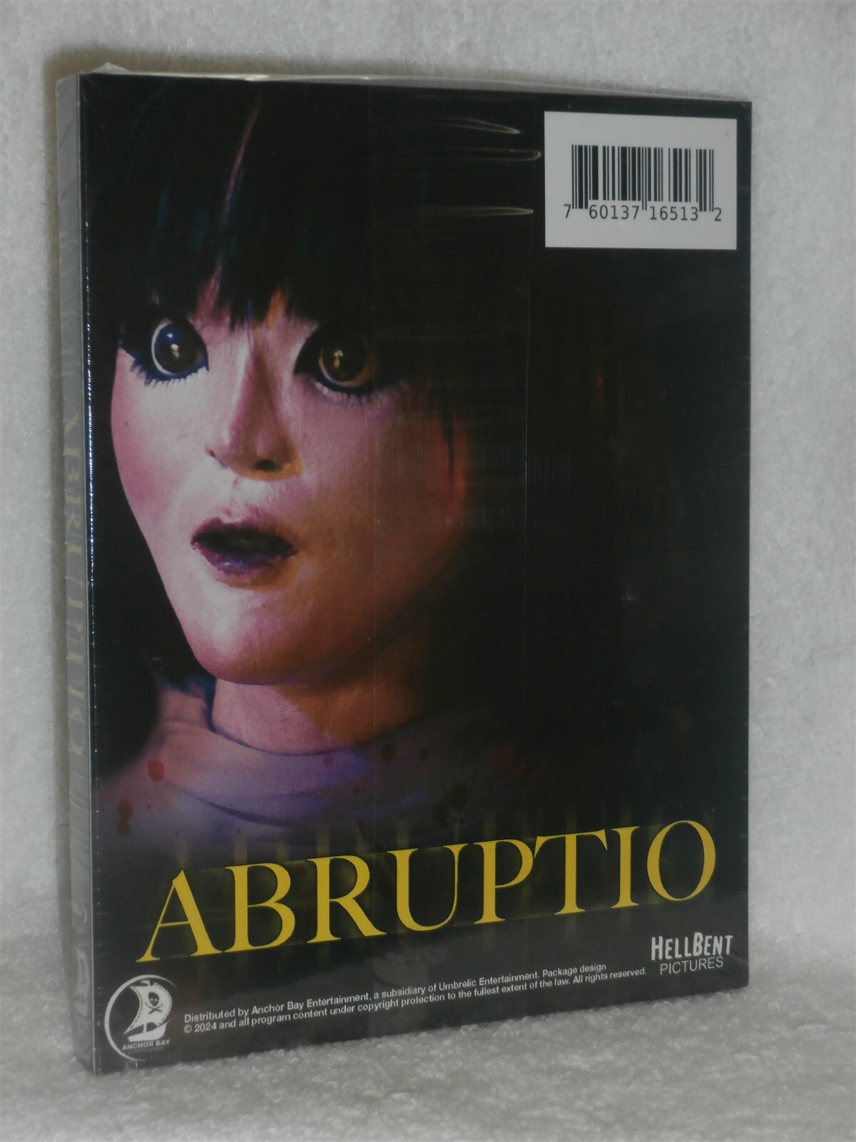 Abruptio (Blu-ray, 2024) NEW ‎James Marsters Robert Englund Jordan Peele horror