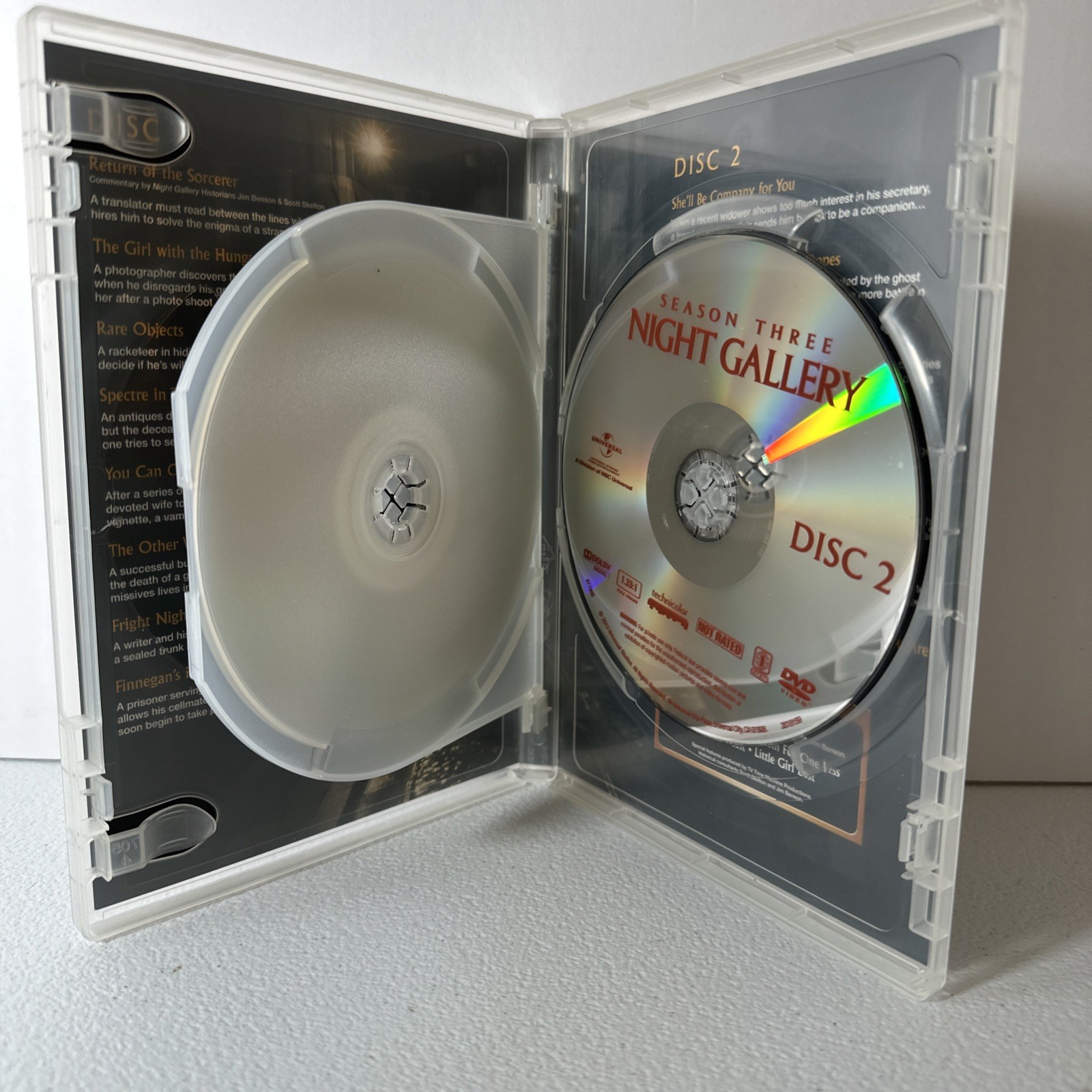 Night Gallery DVD Complete Series Seasons 1-3 Rod Serling