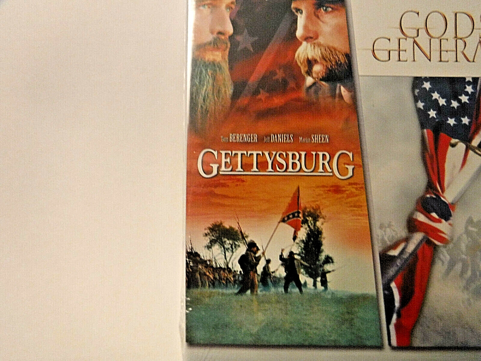 NEW/SEALED DVD SET! WAR DOUBLE FEATURE! GETTYSBURG & GODS AND GENERALS! 473+min.