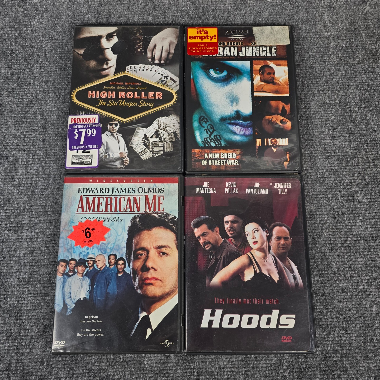 DVD Movie Bundle Lot of 10 Action Adventure Drama Crime Thriller