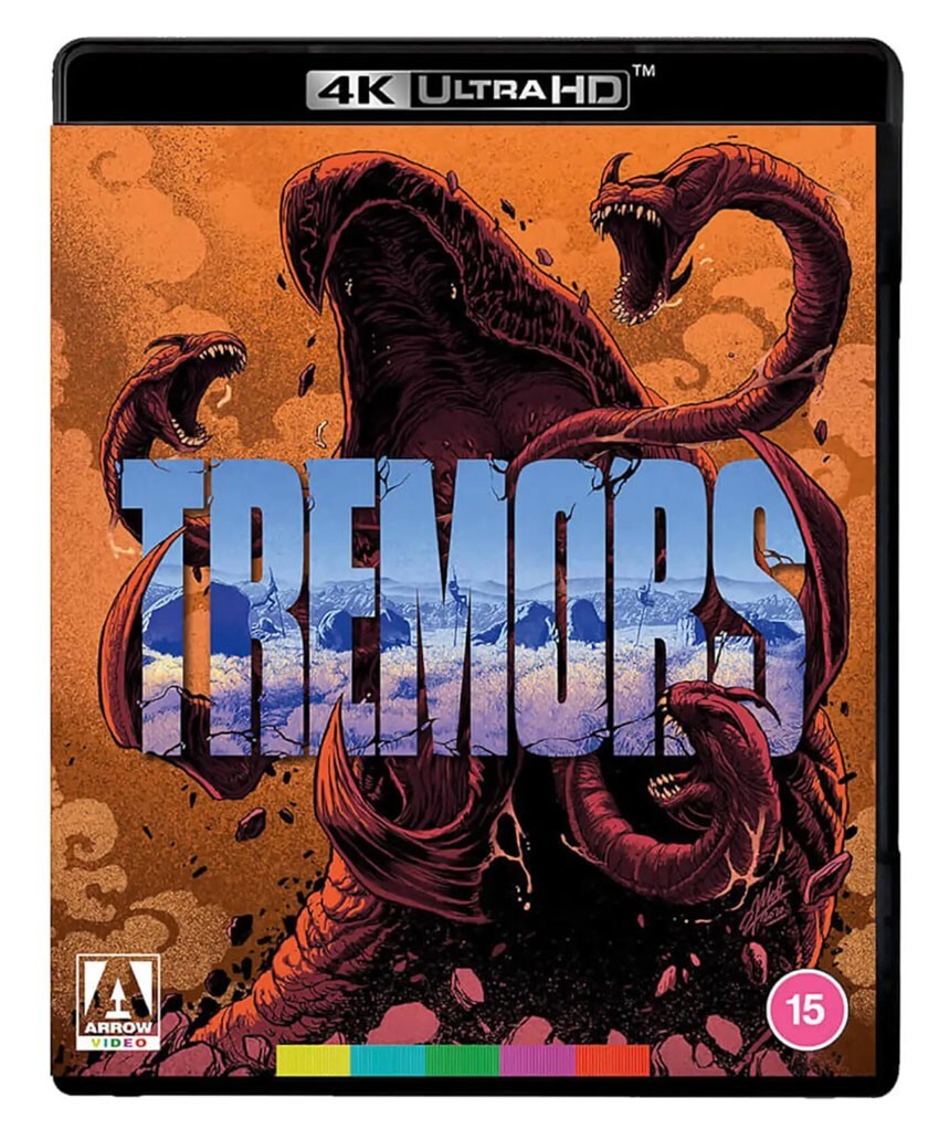 TREMORS [4K UHD Blu-ray] (1990) Kevin Bacon Arrow Video UK Classic Monster Movie