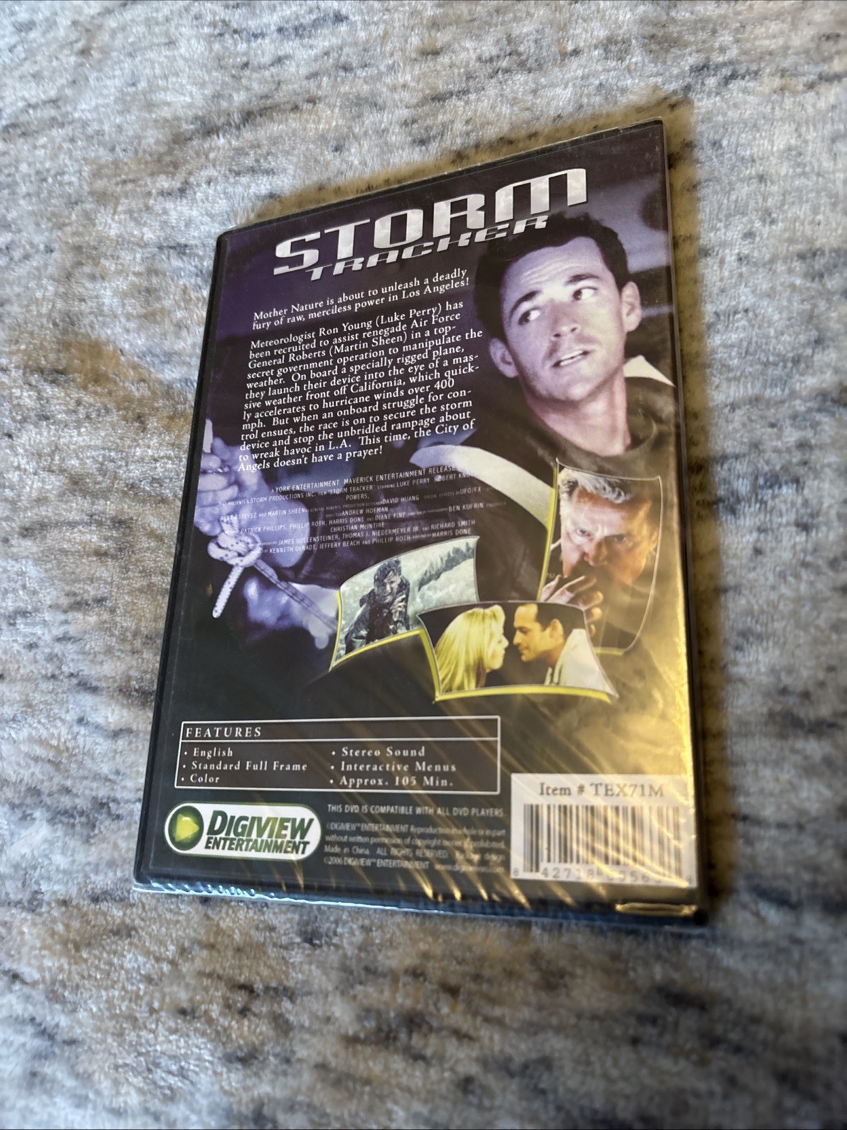 Storm Tracker (DVD, 1999) Luke Perry, Martin Sheen NEW and SEALED