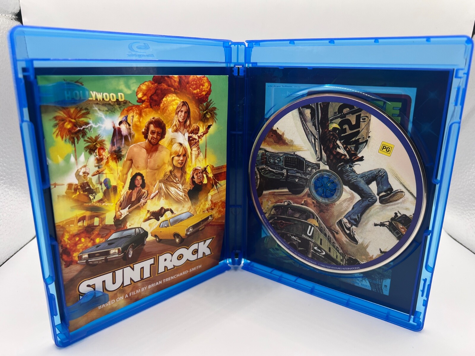 STUNT ROCK Ozploitation Classics Blu-ray w/ Slipcover & Comic Umbrella Ent OOP