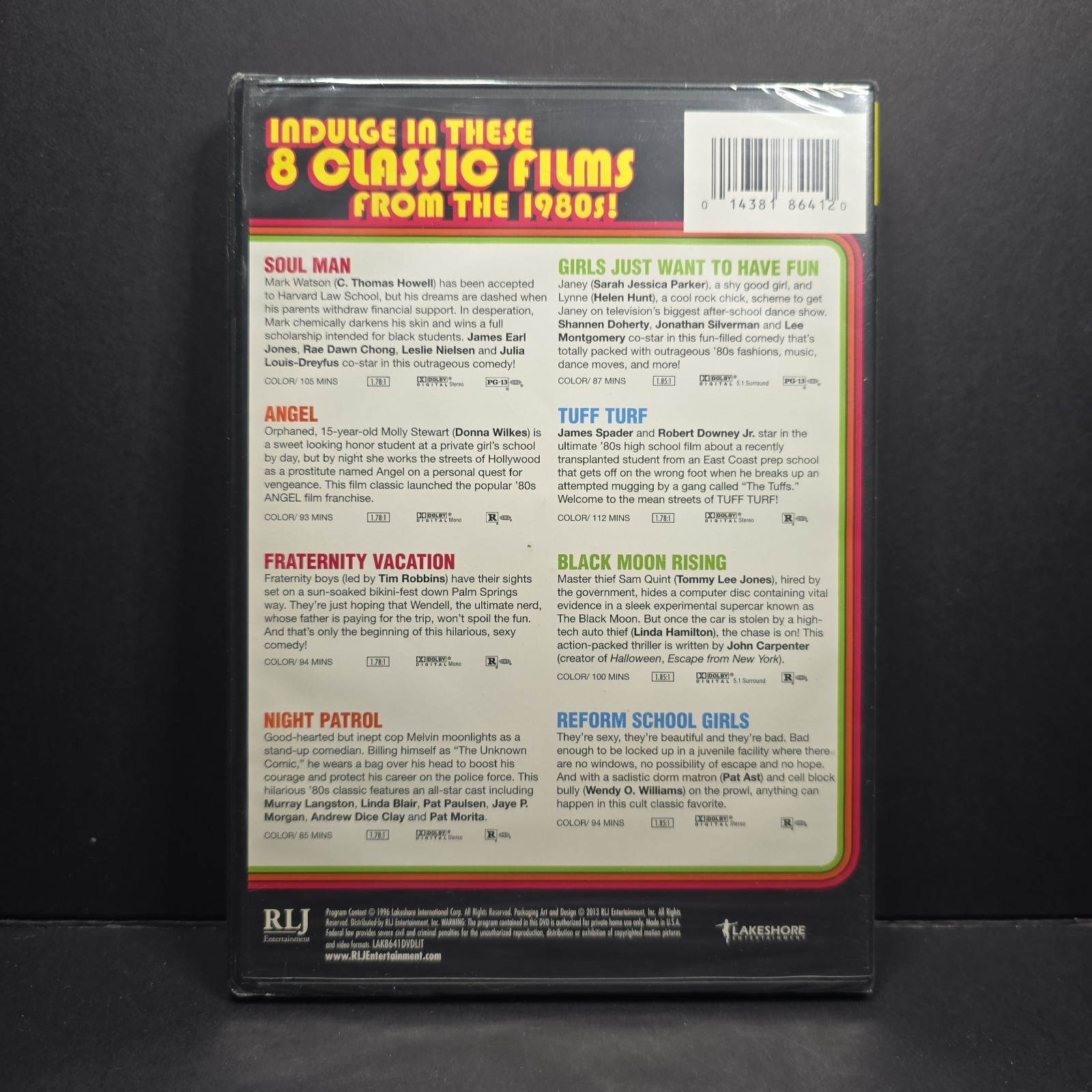 NEW Guilty Pleasures 1980s 8 Films RARE DVD Soul Man RARE OOP Free Shipping!