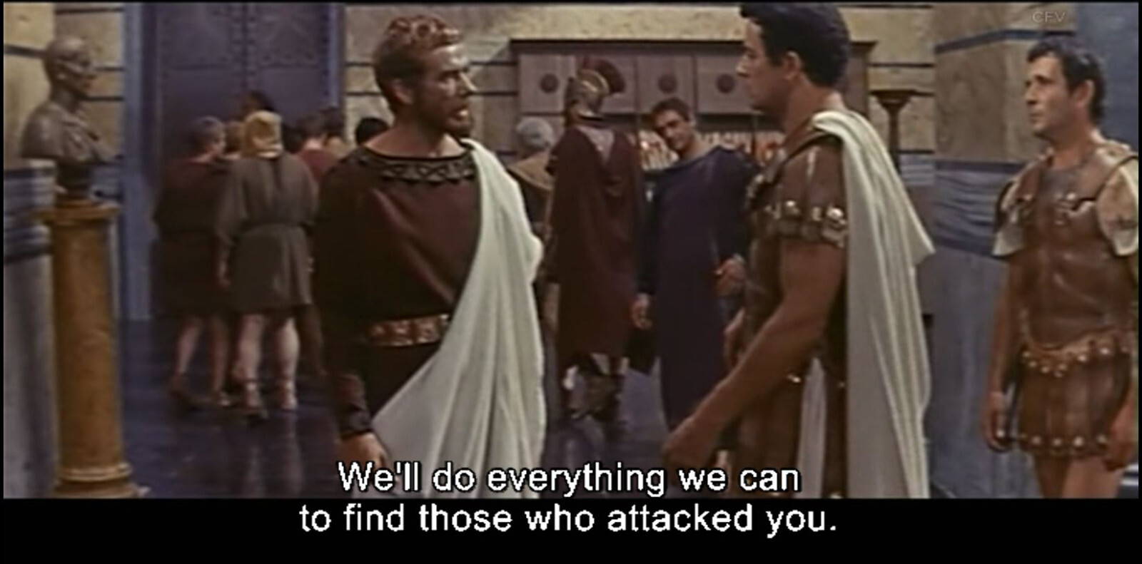 CONSTANTINE, THE GREAT (Belinda Lee and Cornel Wilde)