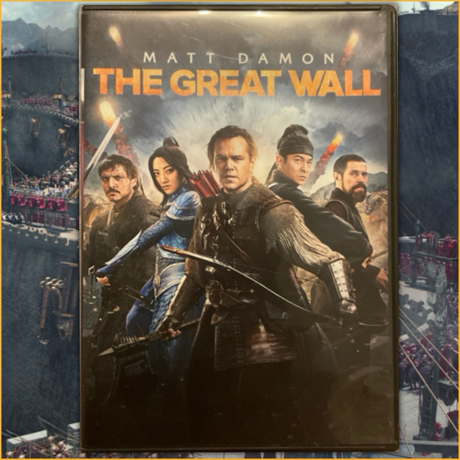The Great Wall (DVD) FANTASY ADVENTURE EPIC! Matt Damon Star Of THE ODYSSEY!