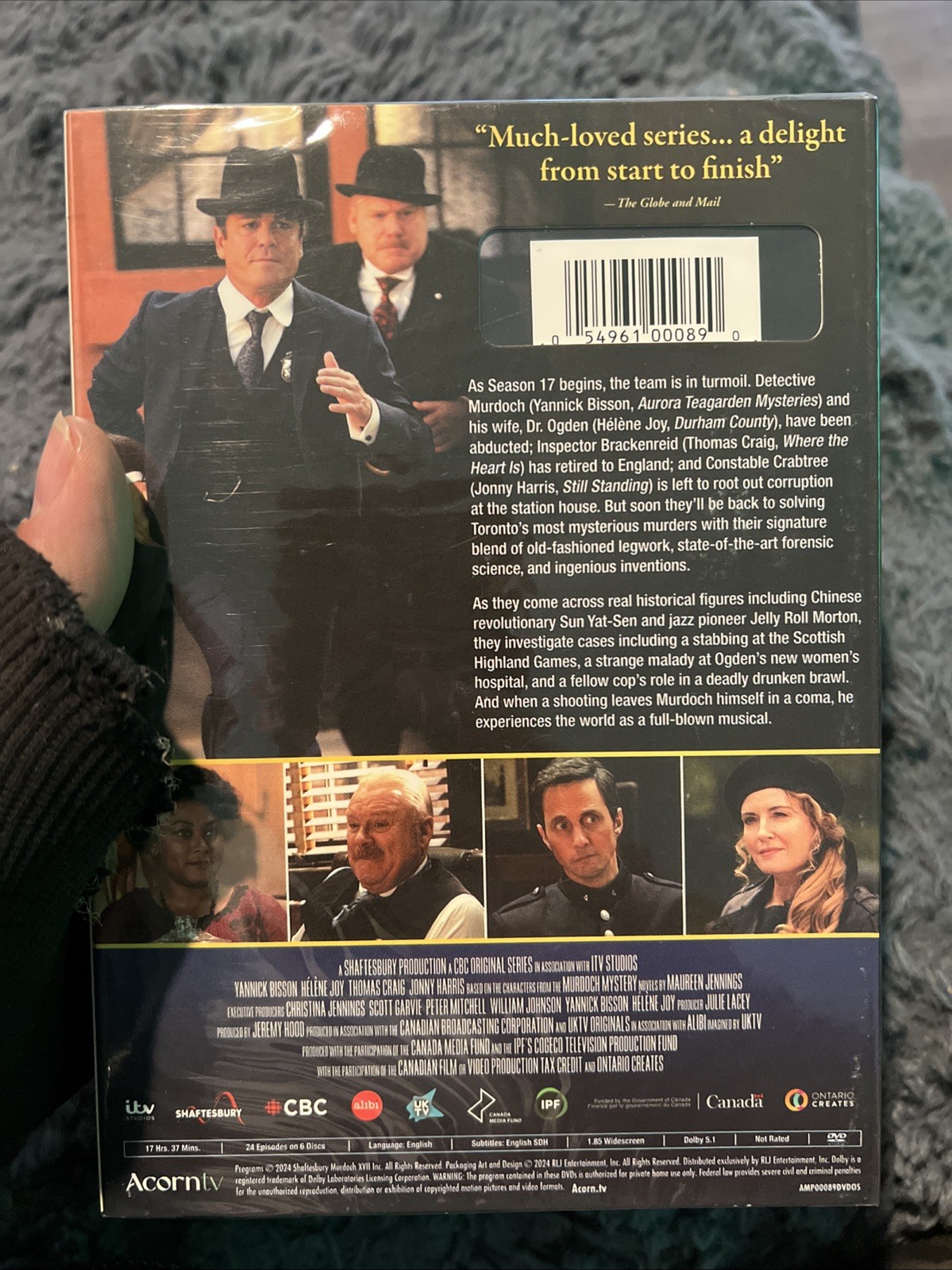 MURDOCH MYSTERIES – SEASON 17-18 (DVD) NEW FACTORY SEALED