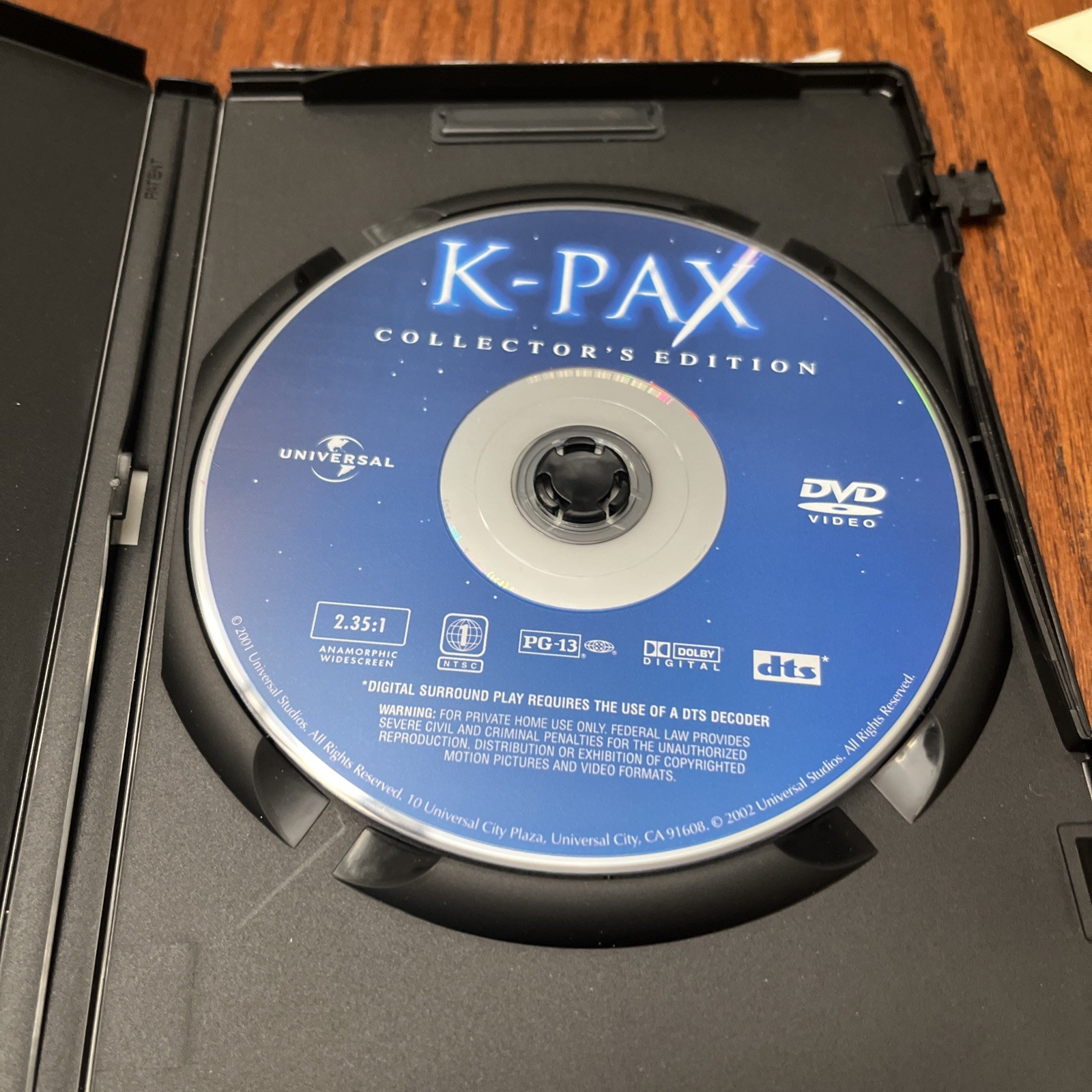 K-Pax On DVD ***Gently Used