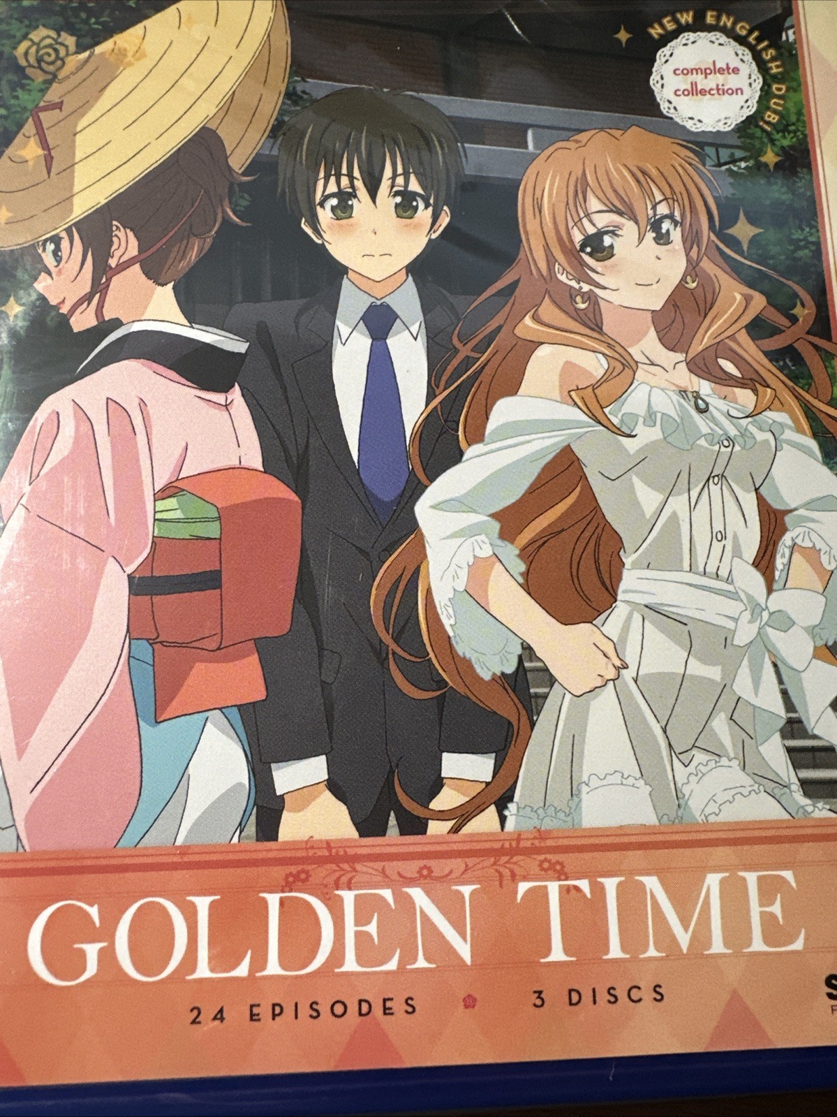 Brand *NEW* Sealed Golden Time Complete Series Anime Blu-Ray 24 Epi Eng Sub+Dub