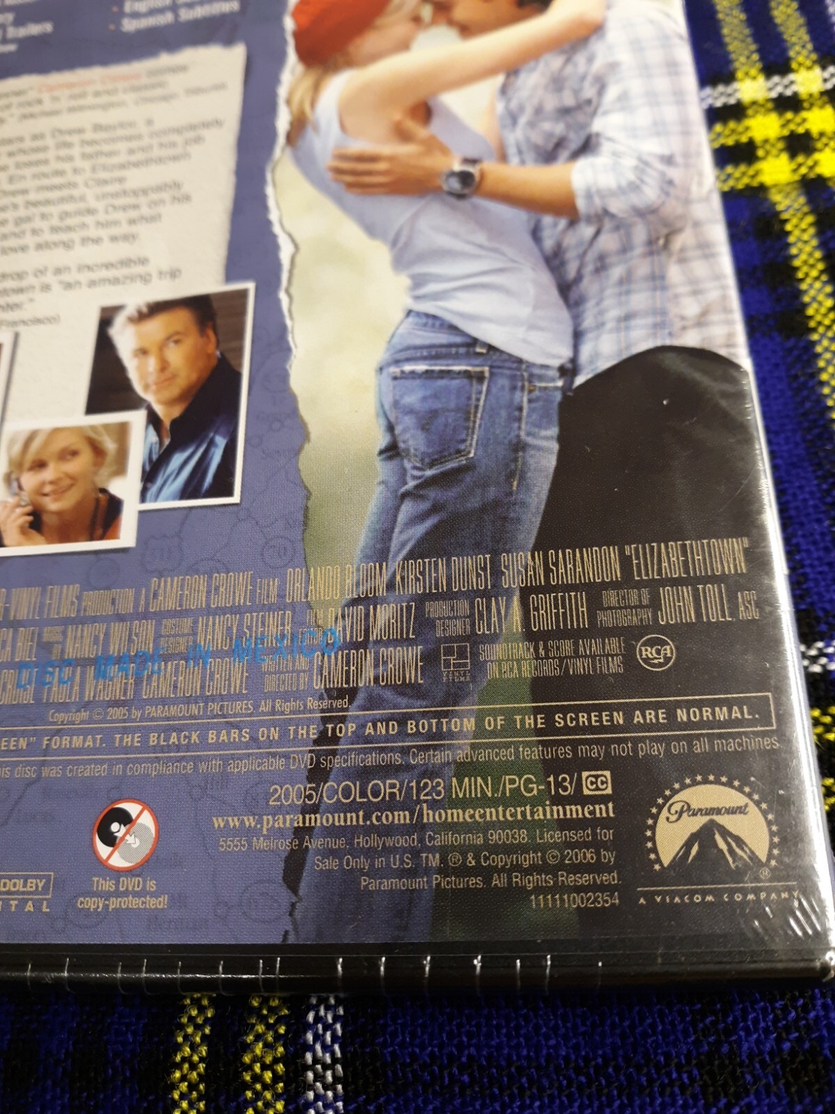 Elizabethtown DVD 2005 Widescreen BonusDisc Rare HTF Kirsten Dunst Orlando Bloom
