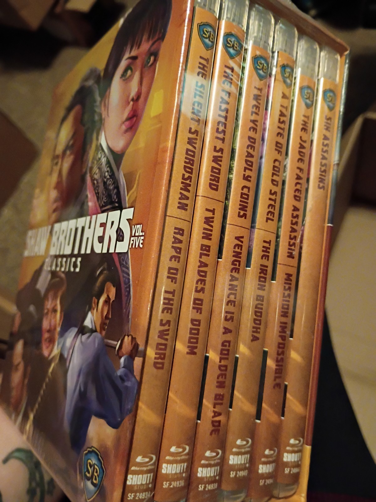 Shaw Brothers Classics: Volume Five (Blu-ray, 2025, 11-Disc Box set) NEW!-x300
