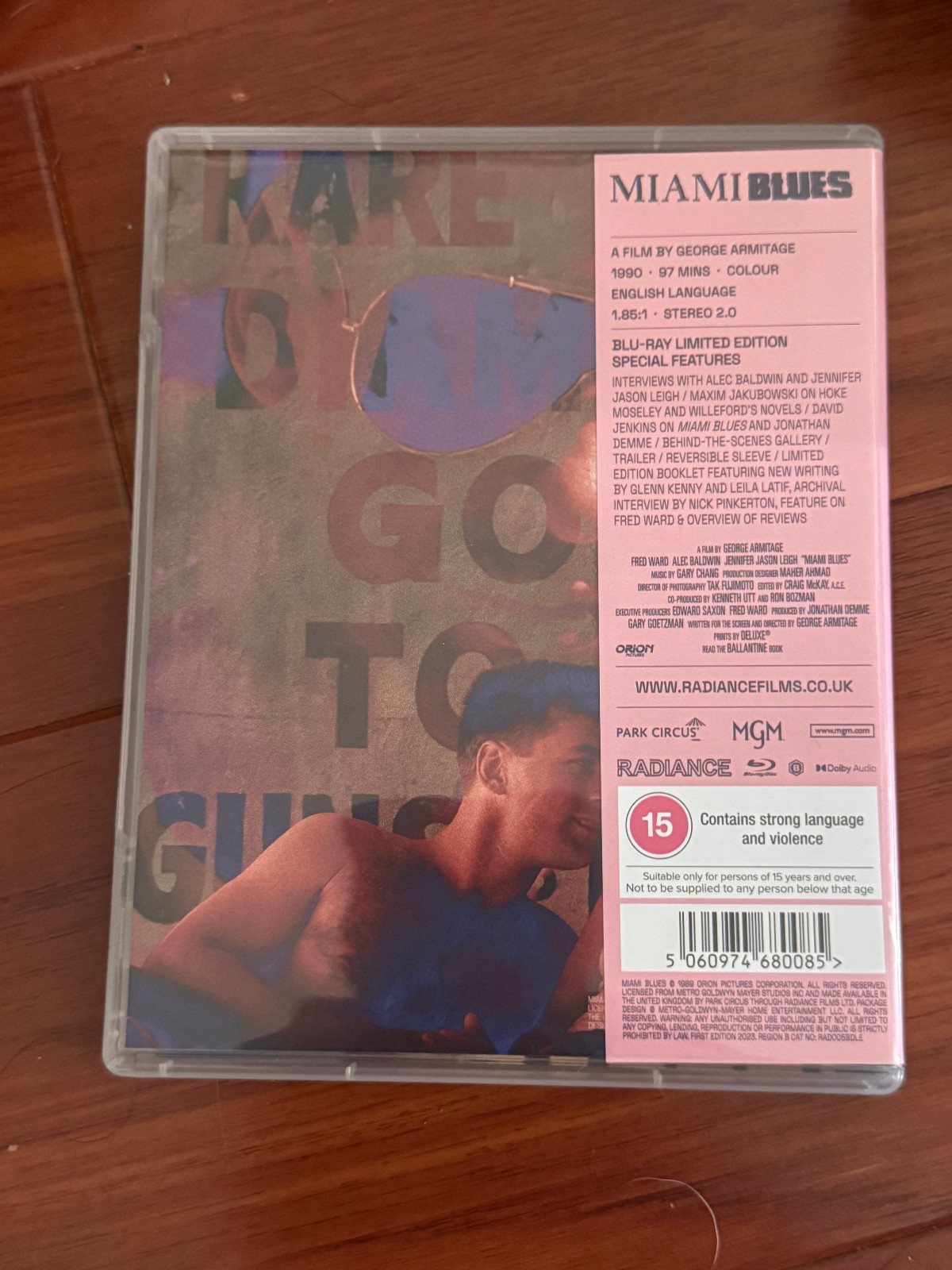 Miami Blues (Blu-ray Limited Edition +Booklet) Radiance Films