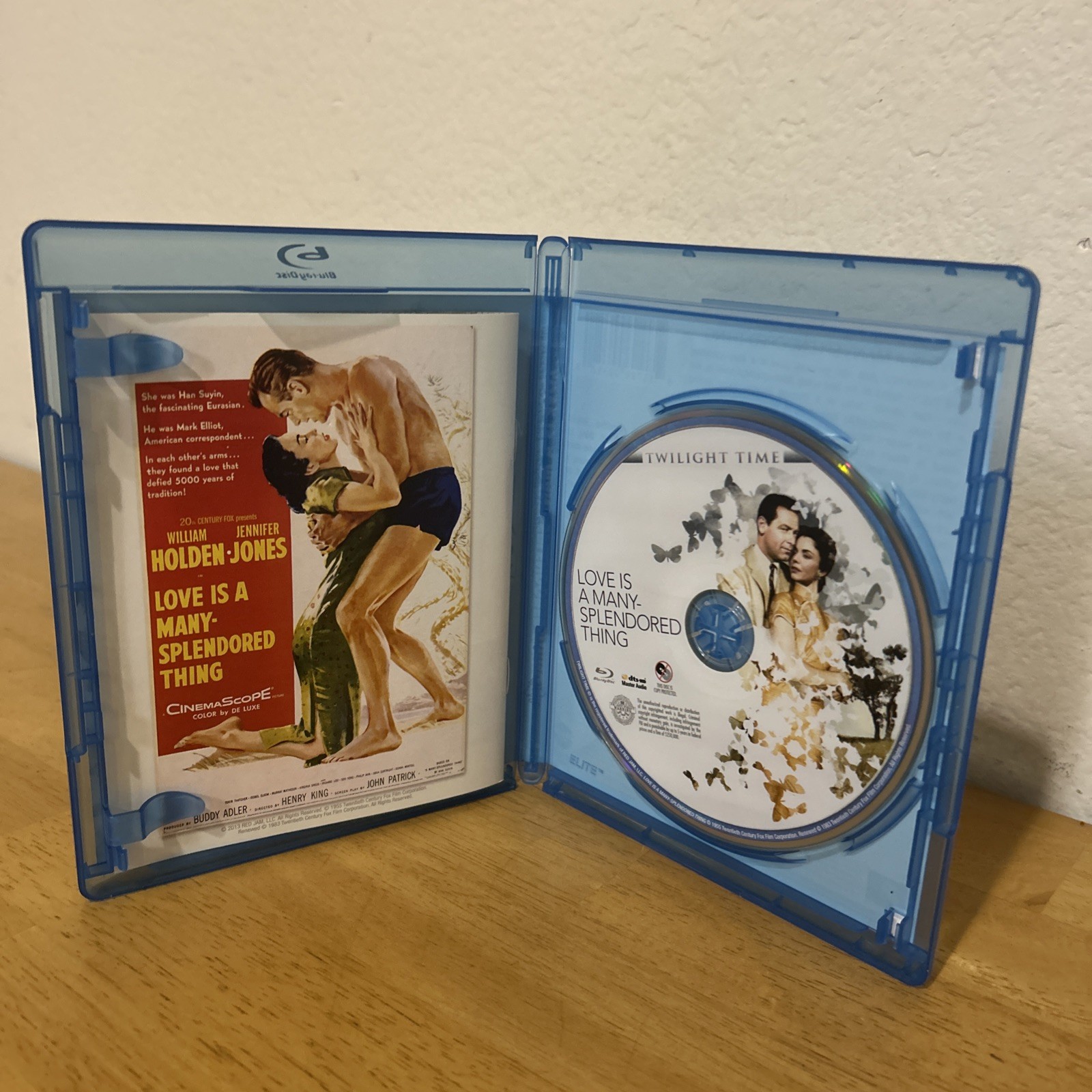 Love Is A Many Splendored Thing (1955) Blu-ray 2013 Twilight Time Jennifer Jones