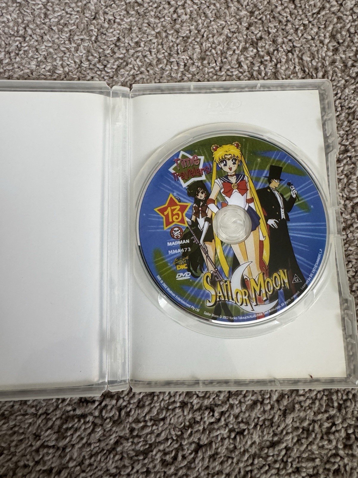 Sailor Moon Vol. 13: Time Travelers! DVD Madman Entertainment Region 4 Rare