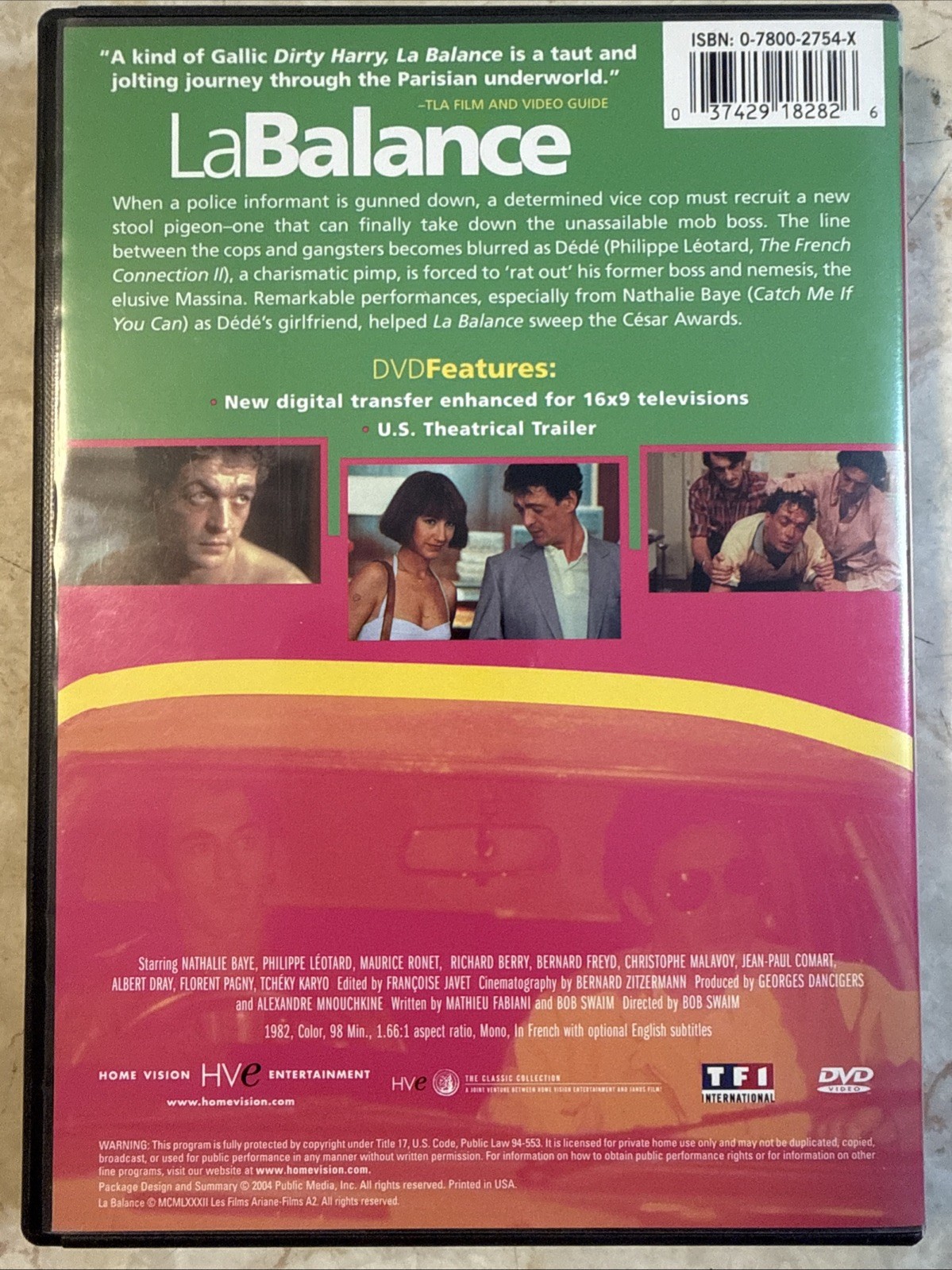La Balance (DVD, 1982) | French Crime Thriller | English Subtitles