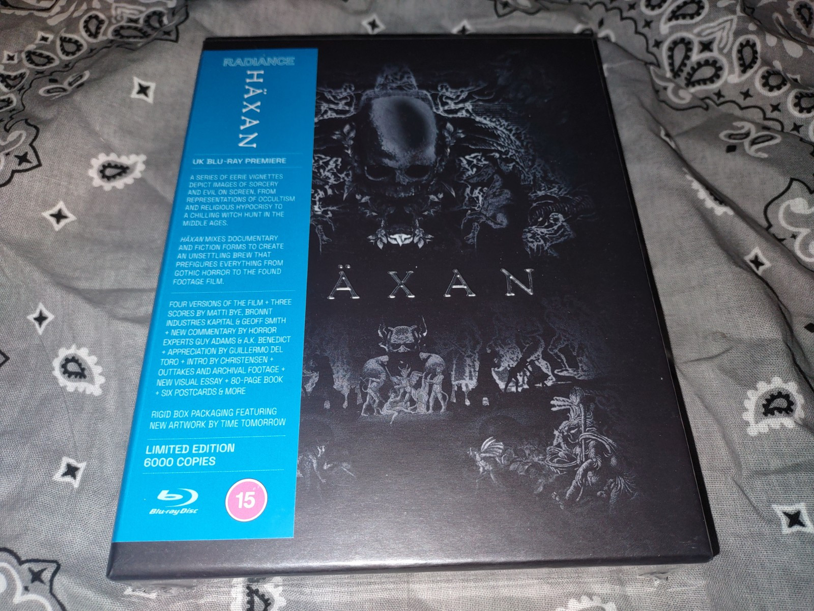 HAXAN Limited Edition w/Slipcase & Book (1922) (Blu-Ray) RADIANCE – NEW OOP