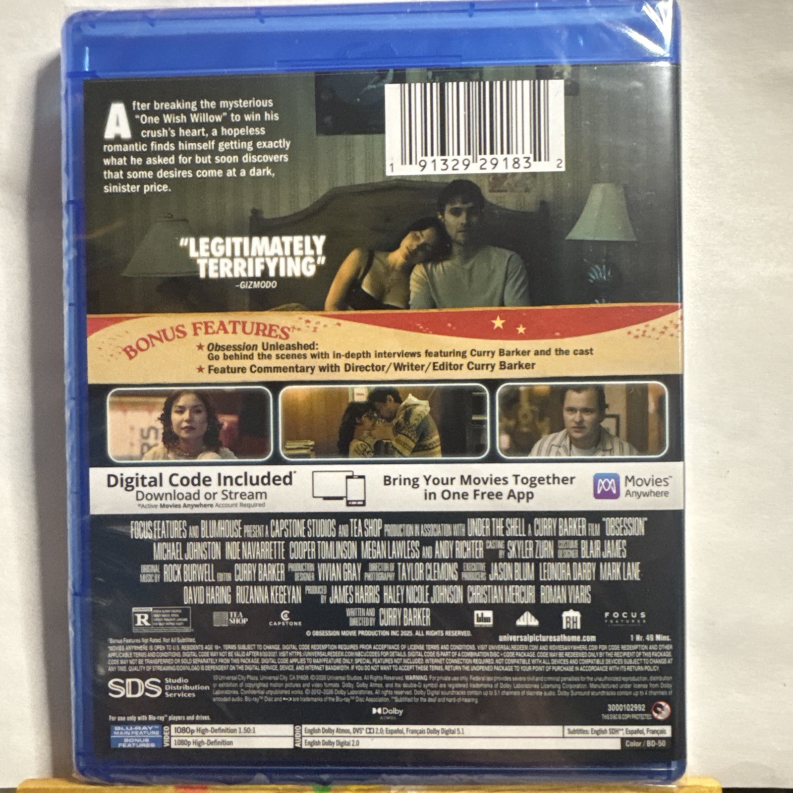 Obsession Collector’s Edition (Blu-ray & Digital, 2026) w/ Slipcover